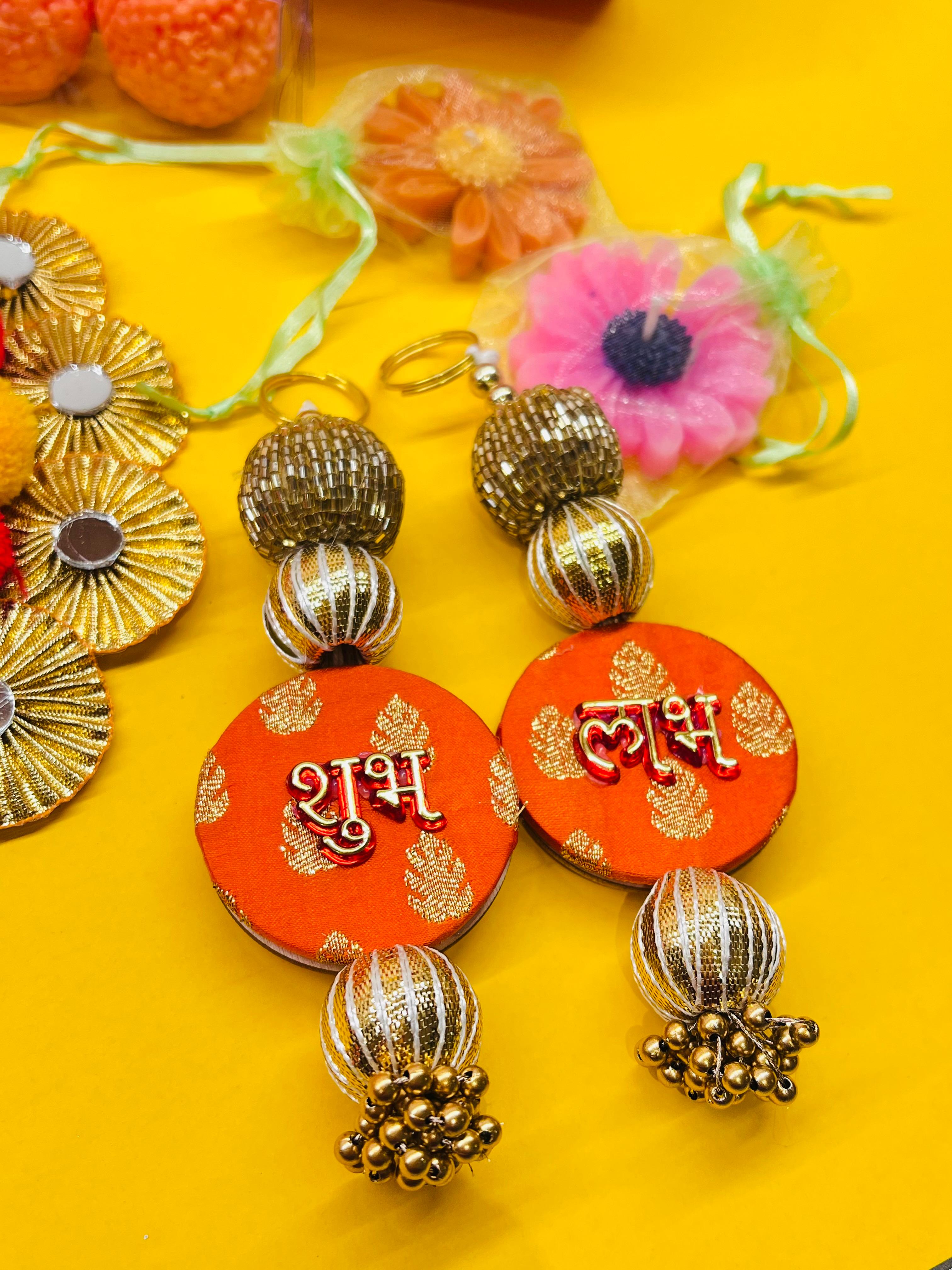 Diwali Pataka Hamper Box - Yellow (Pack of 10 items)