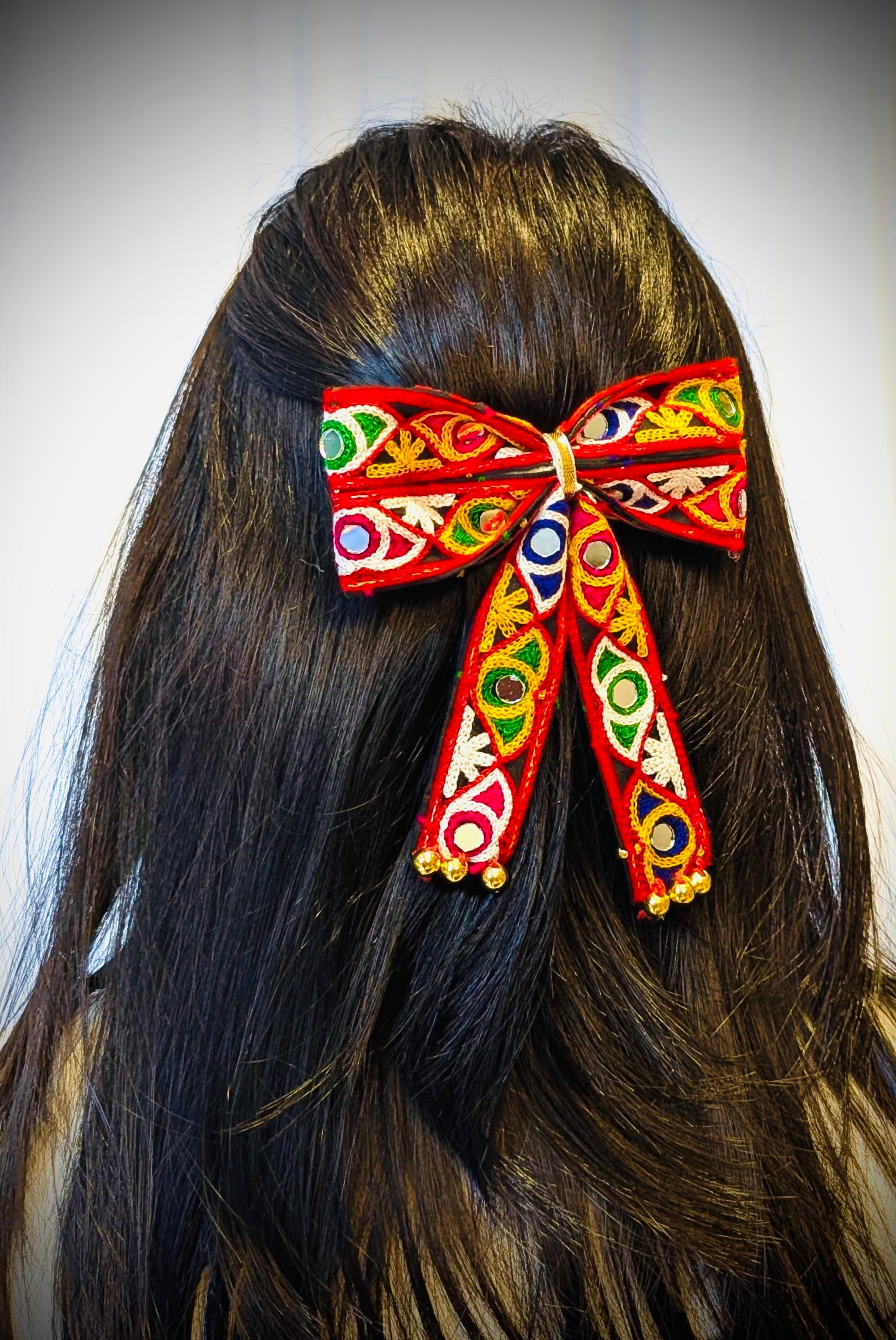 Garba Glam Hair Accessories Set of 3 - Black