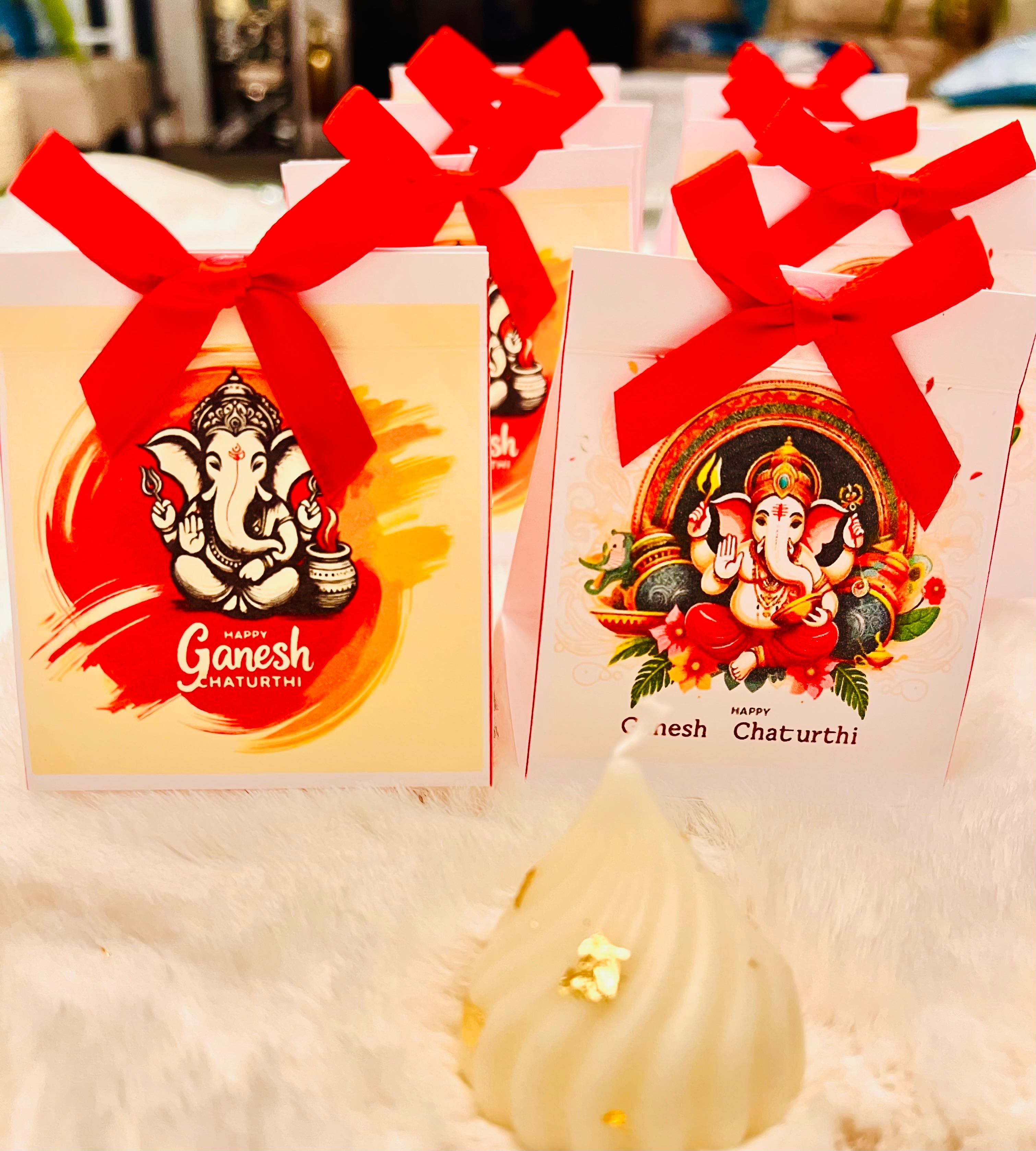 Ganpati Blessings Candle Set - Pack of 15