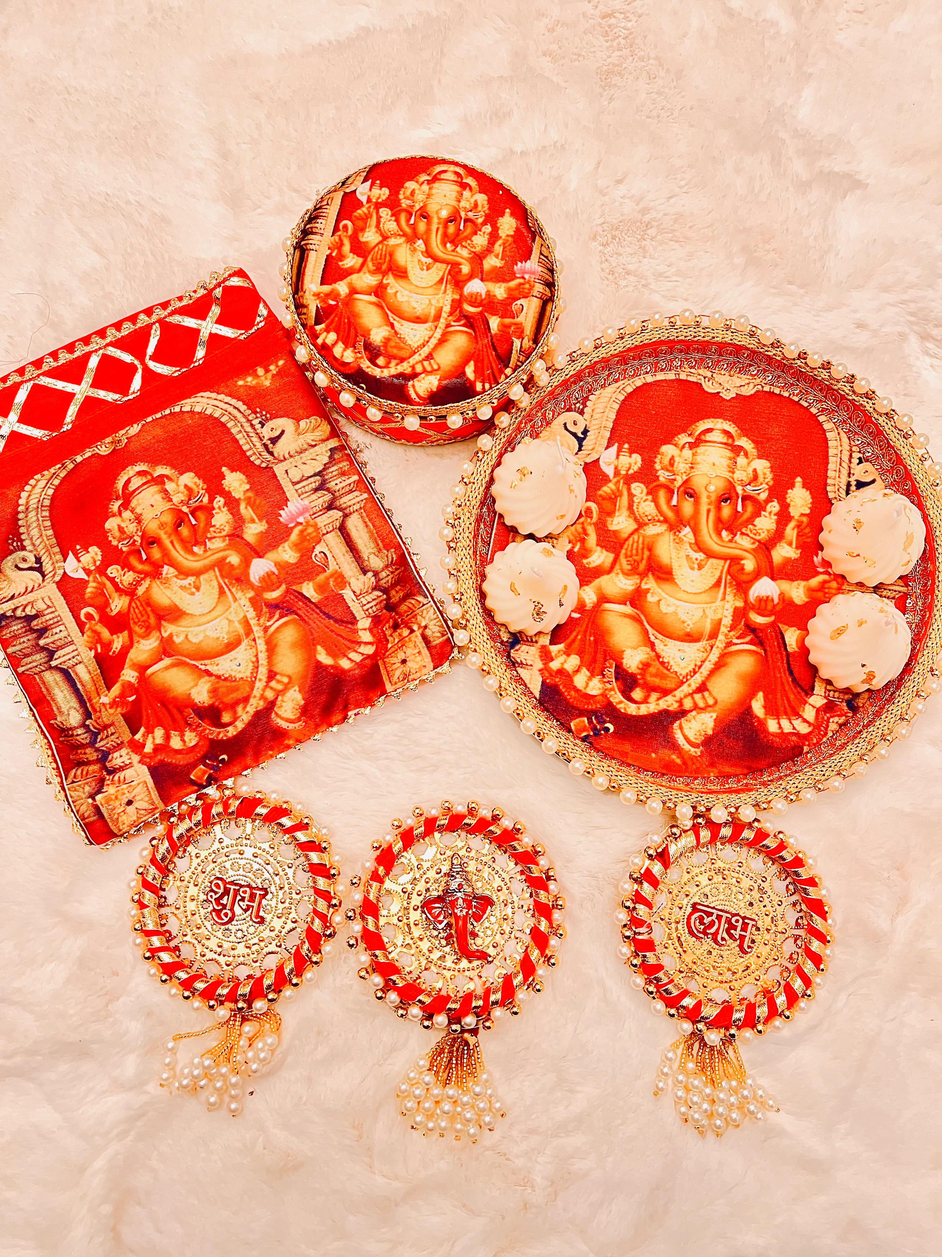 Decorative Ganpati Potli Gift Bag