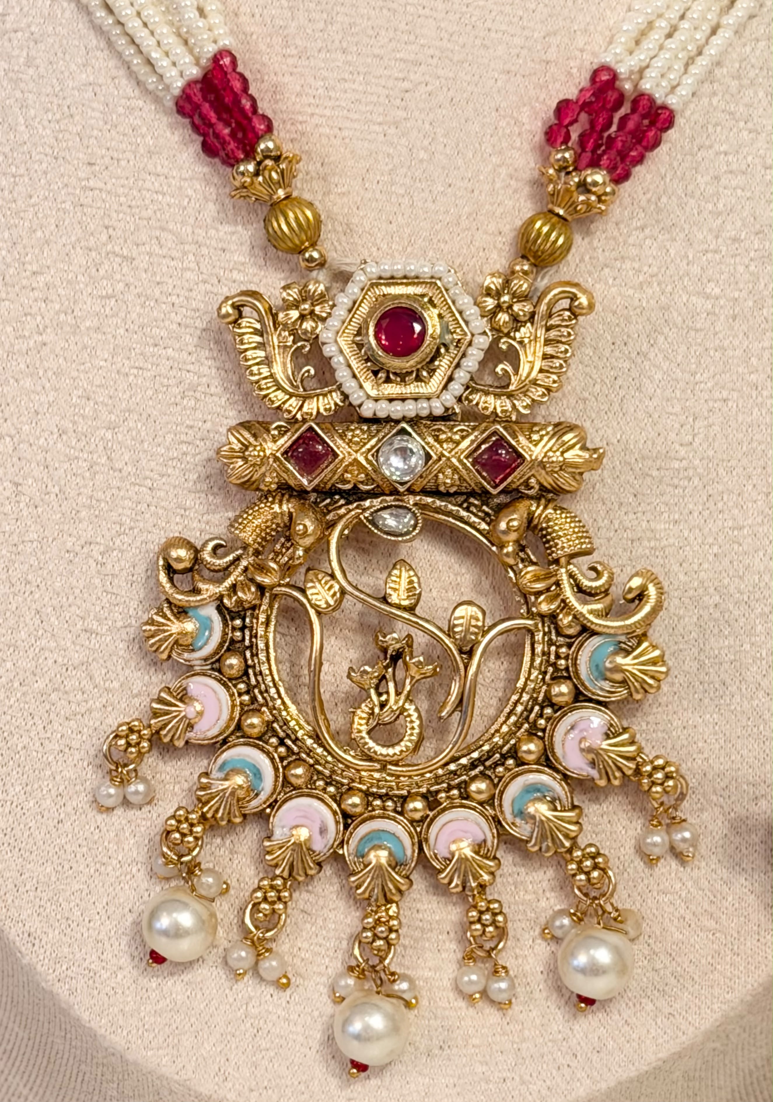 Rajwada Collection – Ruby Pearl