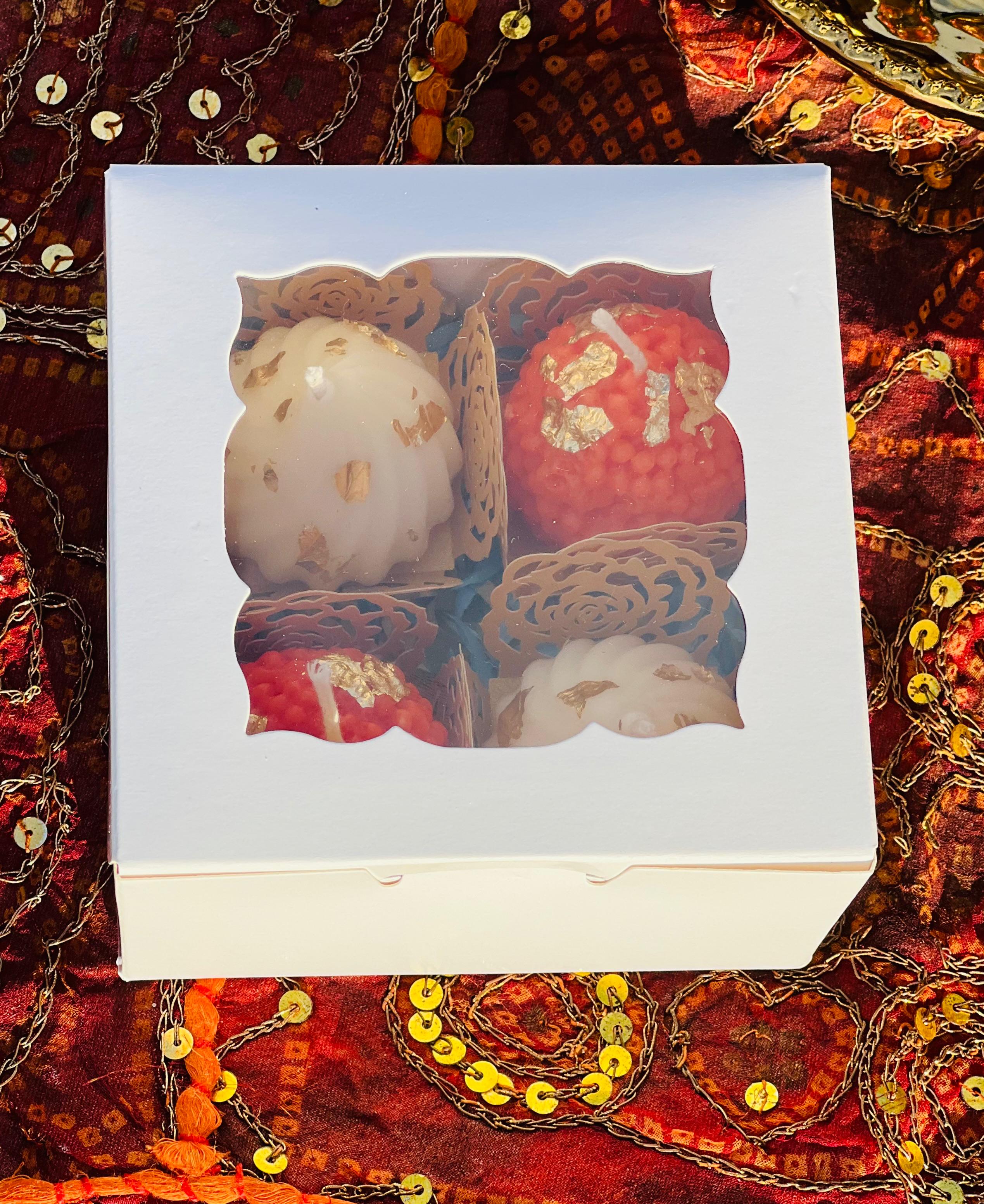 Diya of Devotion Gift Box - Pack of 4 candles
