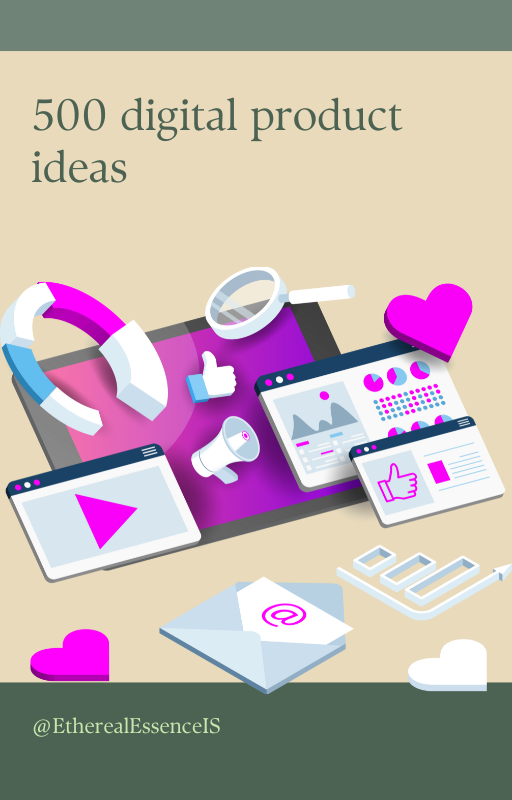 500 digital product ideas