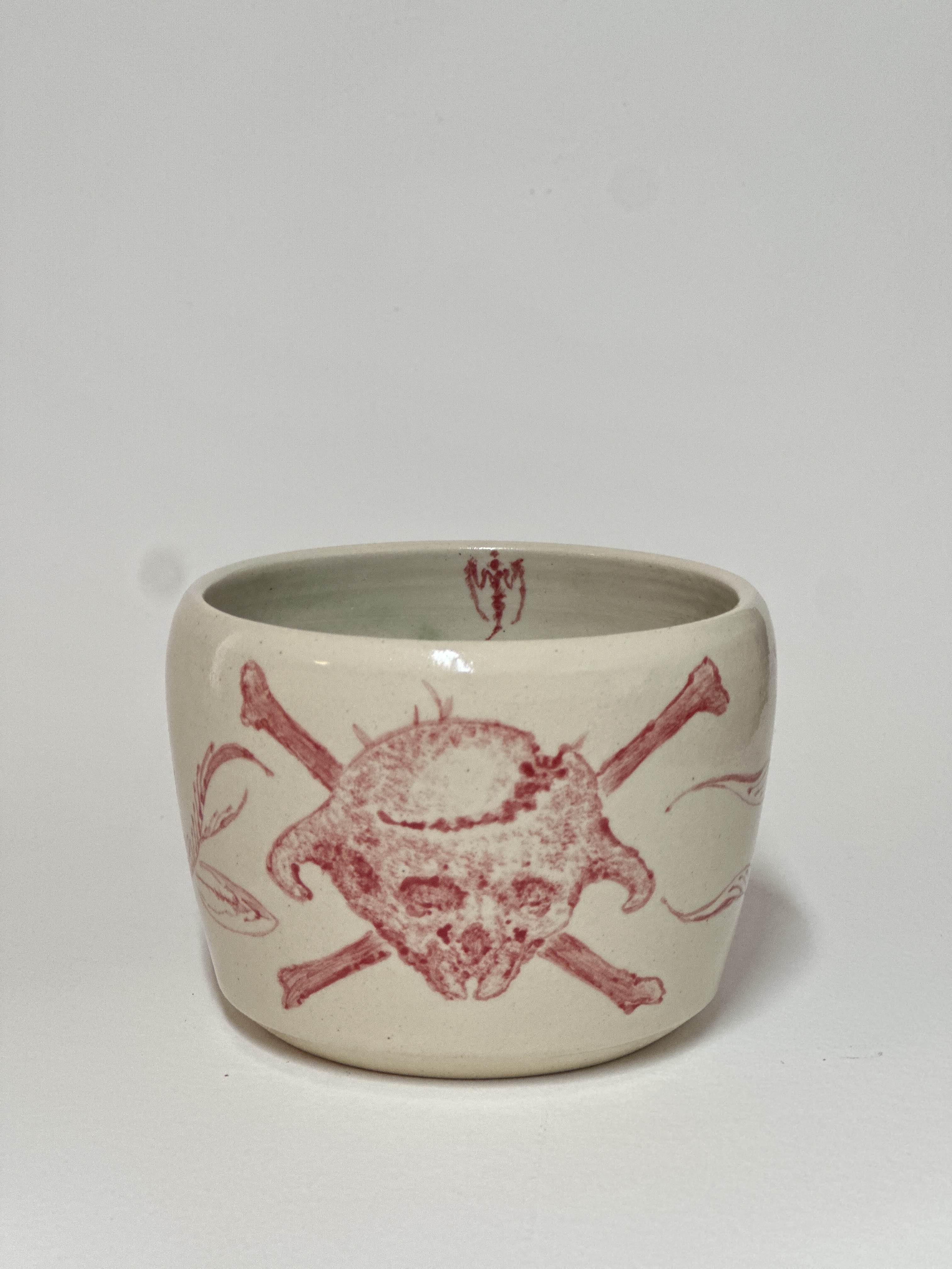 Earth Mould x Martyrdom Hand painted Ceramic Tea Cup