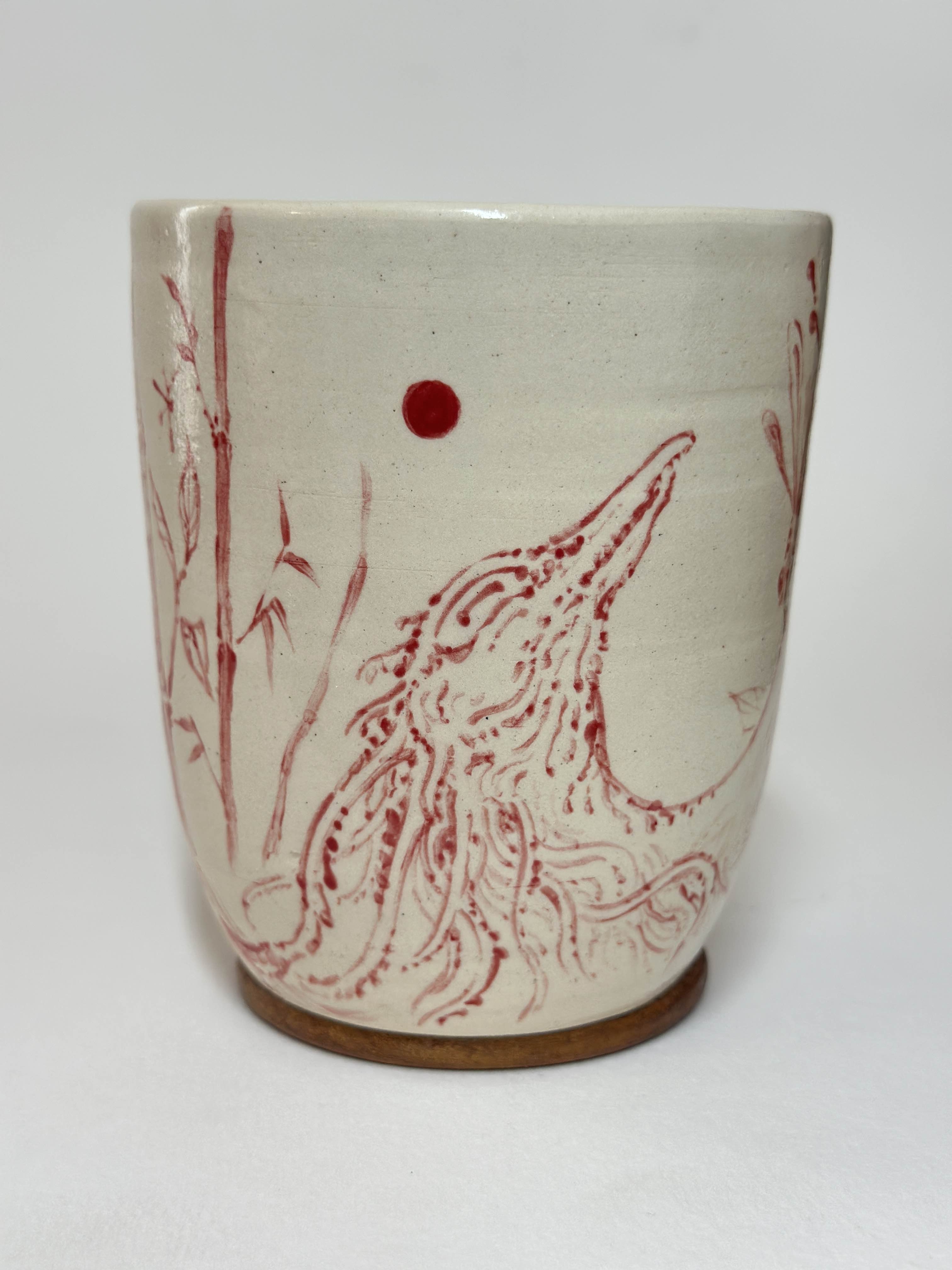 Earth Mould x Martyrdom Hand painted Ceramic Vase