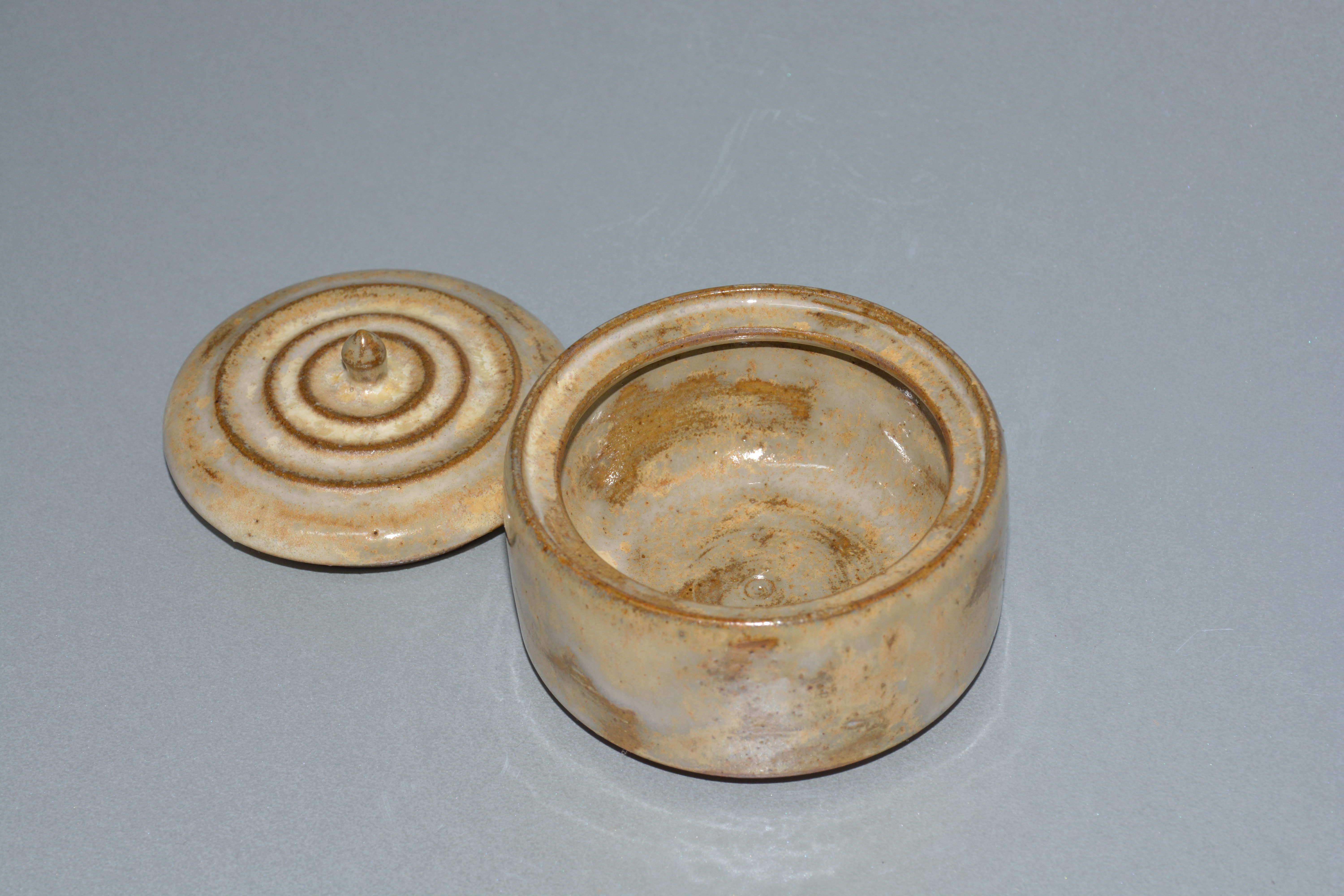 Crystalline Ceramic Jar