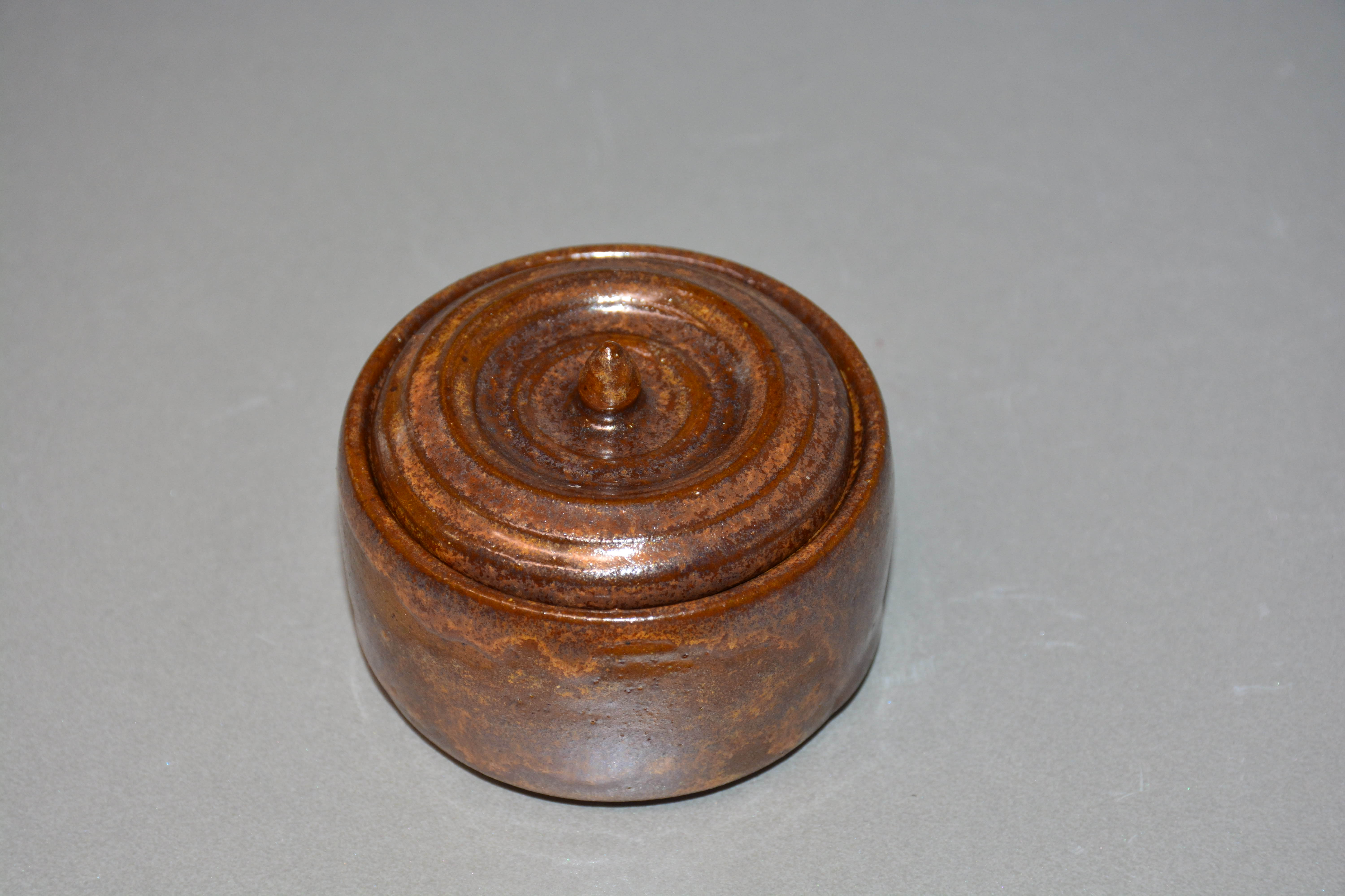 Crystalline Ceramic Jar