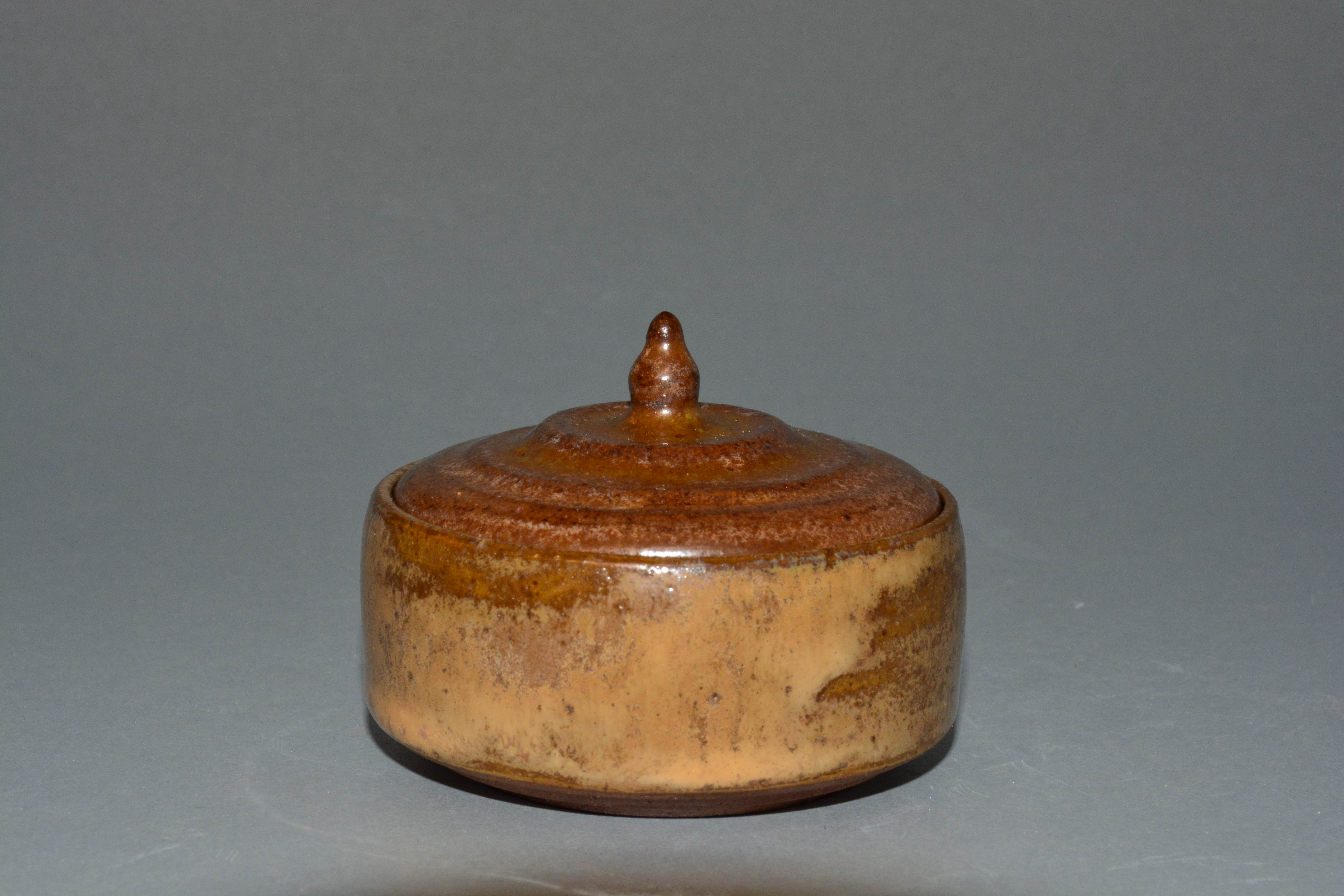 Crystalline Ceramic Jar