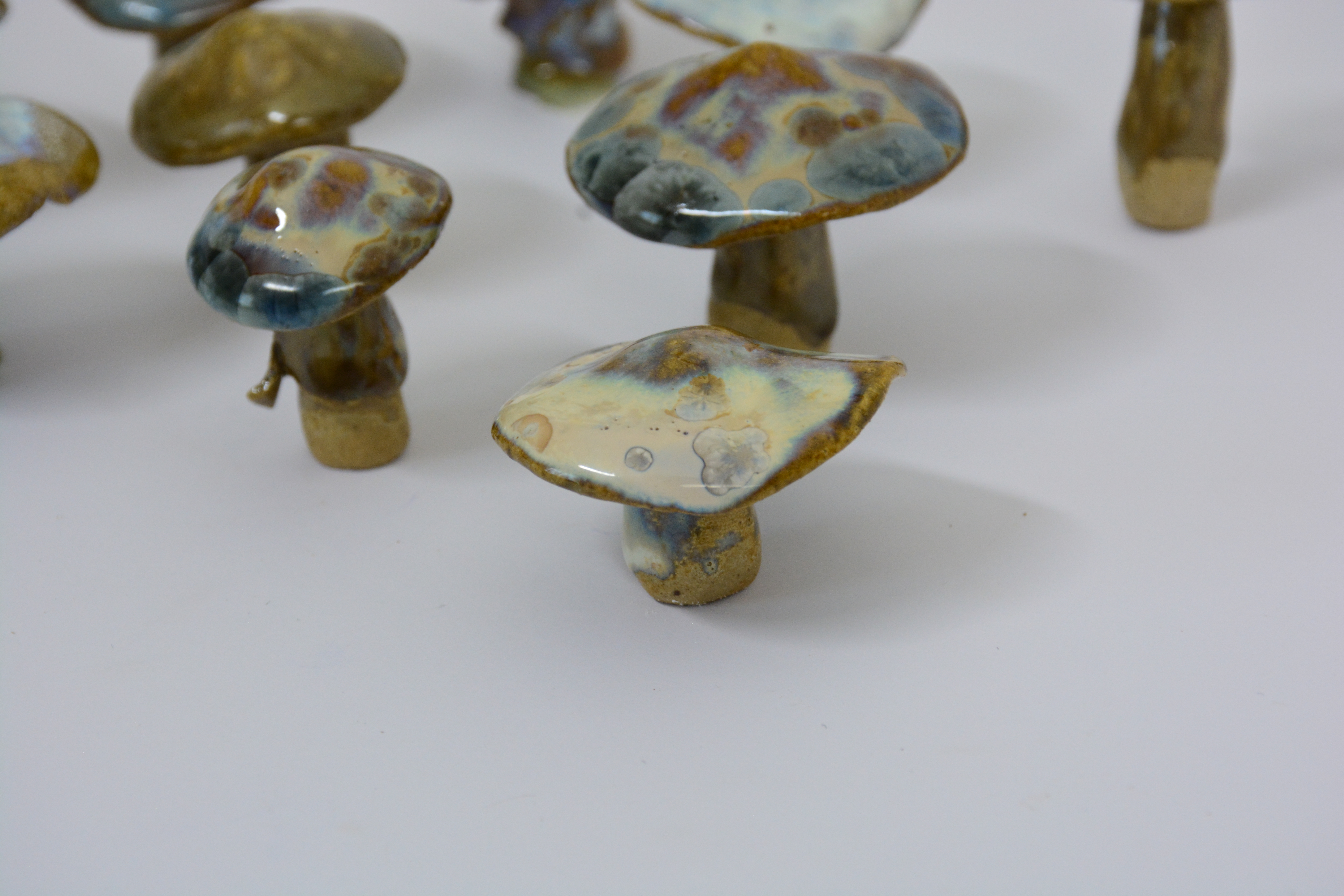 Ceramic Crystalline Mushroom