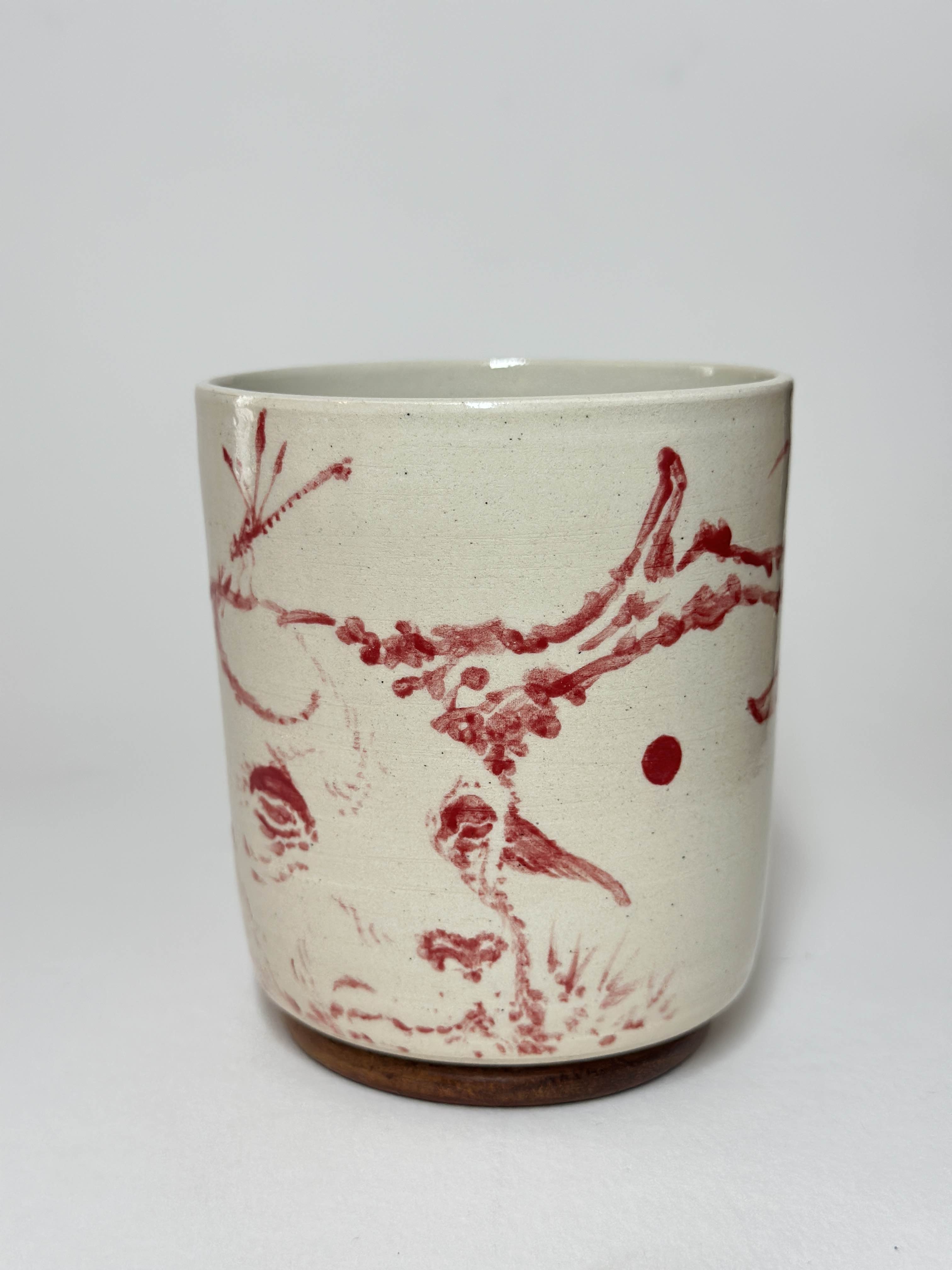 Earth Mould x Martyrdom Hand painted Ceramic Deer Tea Cup