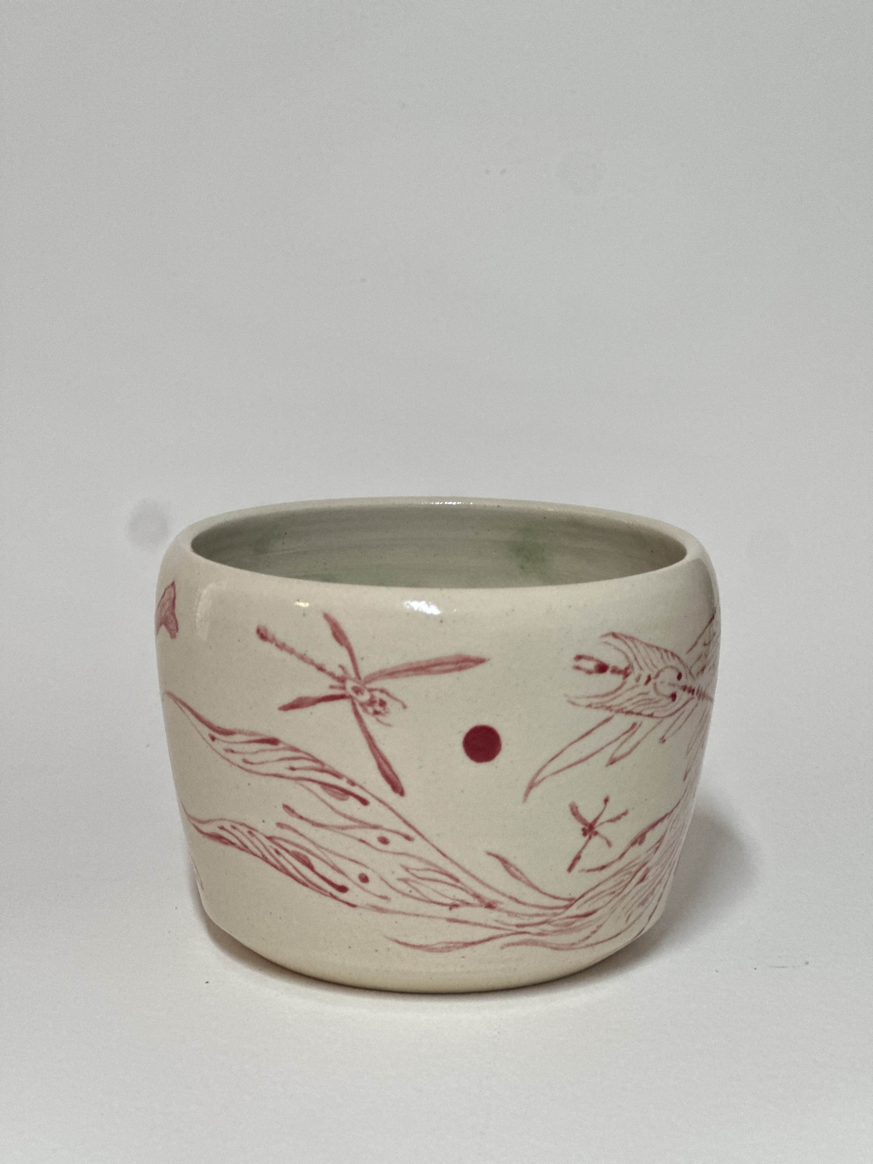 Earth Mould x Martyrdom Hand painted Ceramic Tea Cup