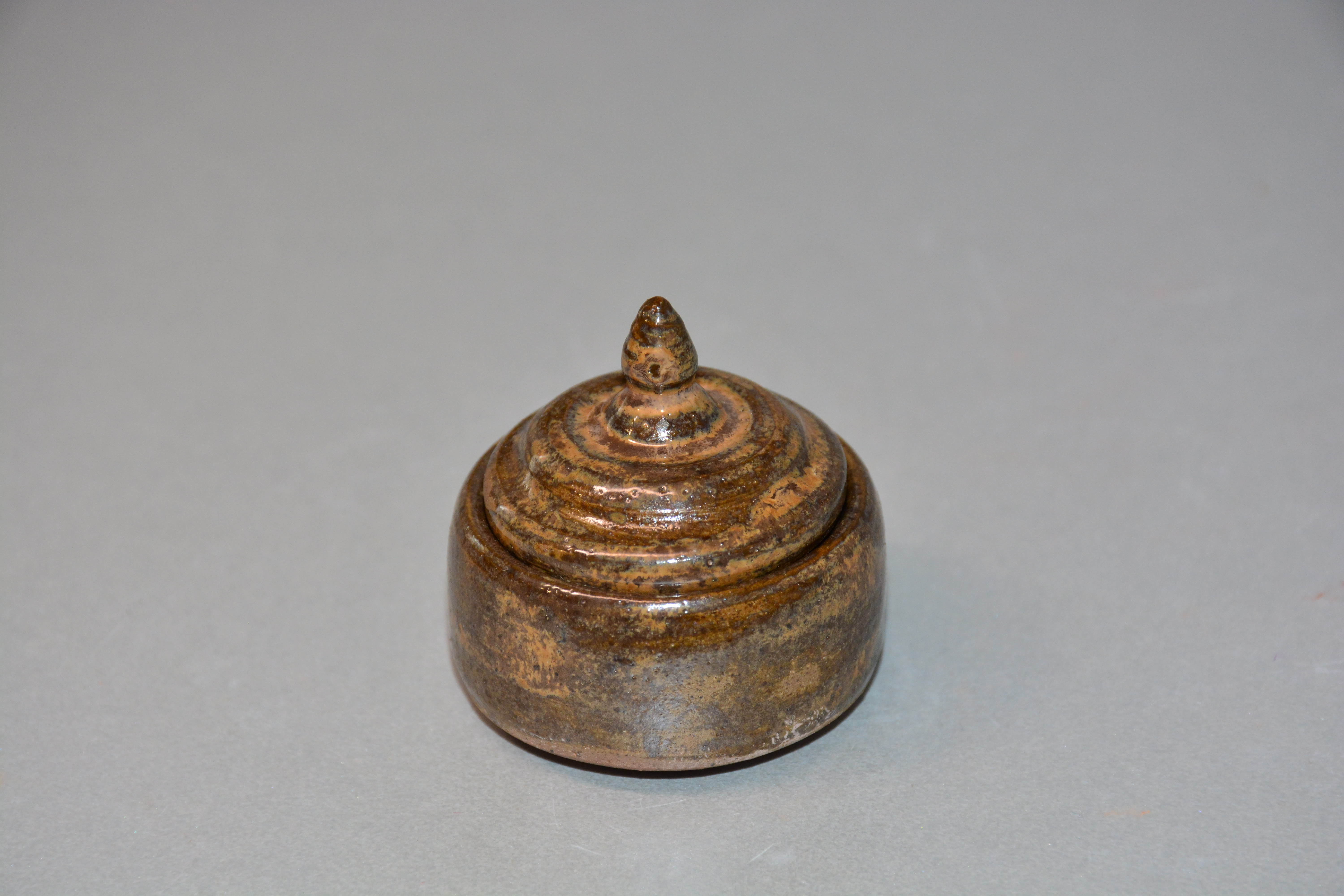 Mini Crystalline Ceramic Jar