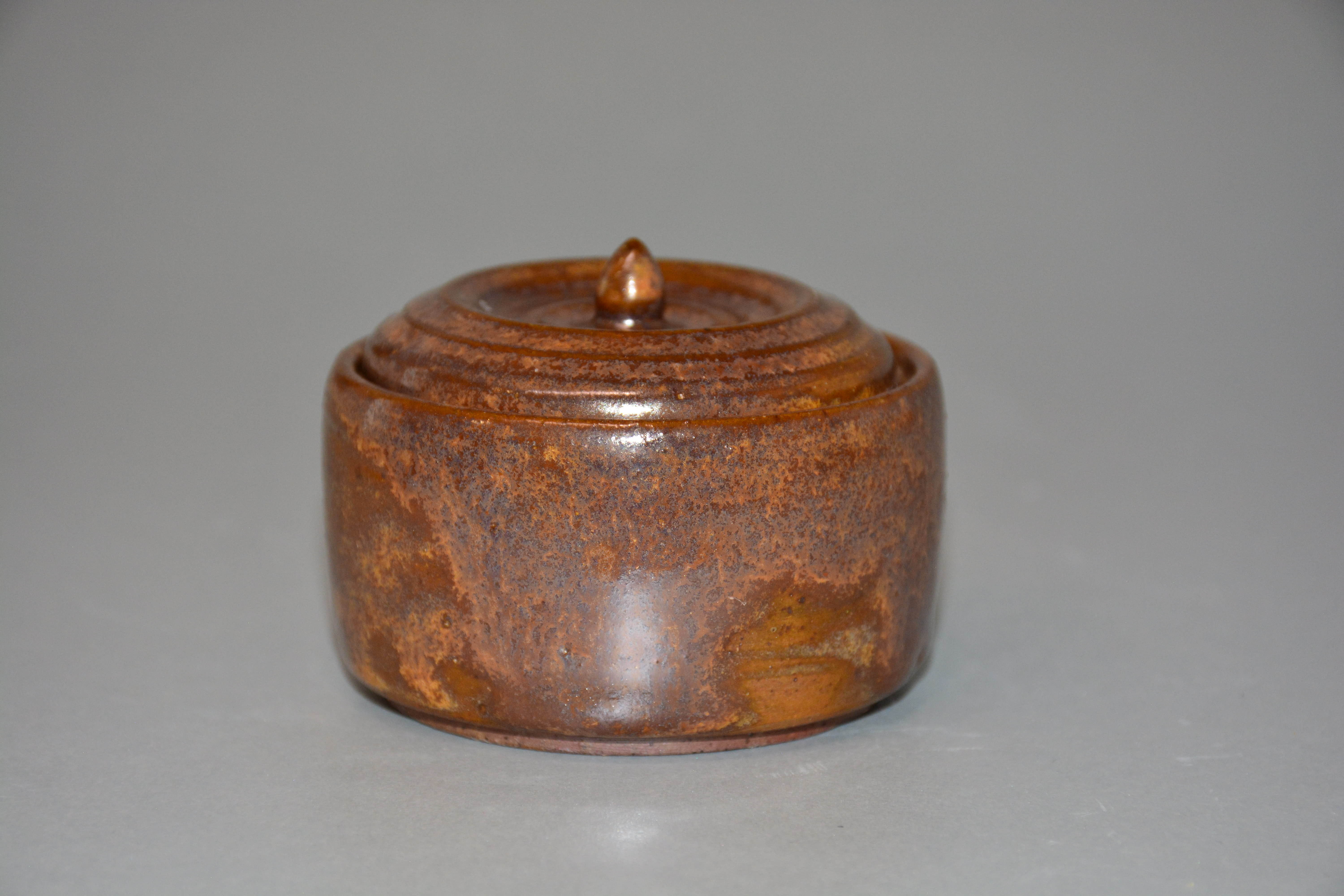 Crystalline Ceramic Jar