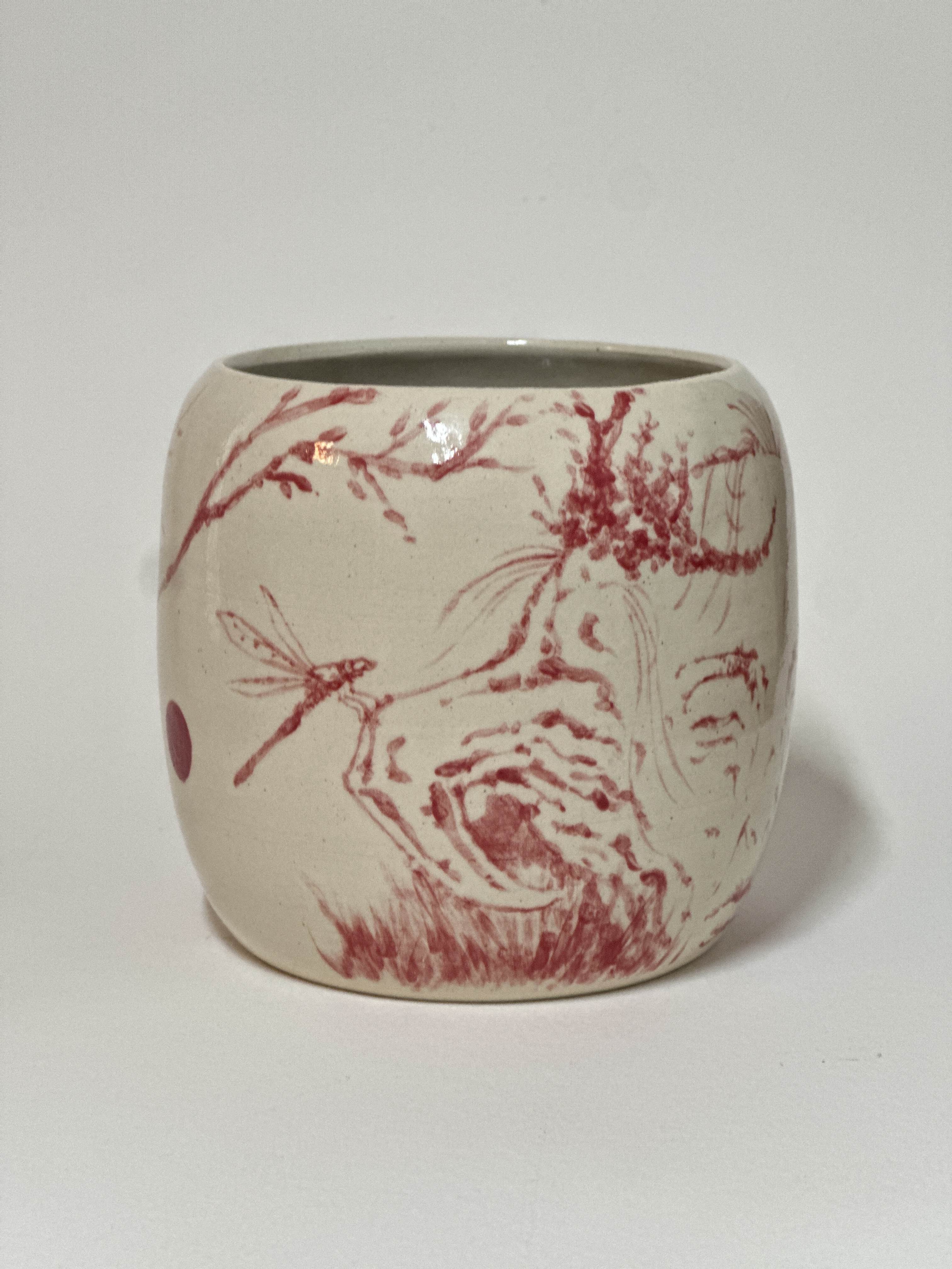 Earth Mould x Martyrdom Hand painted Ceramic Vase