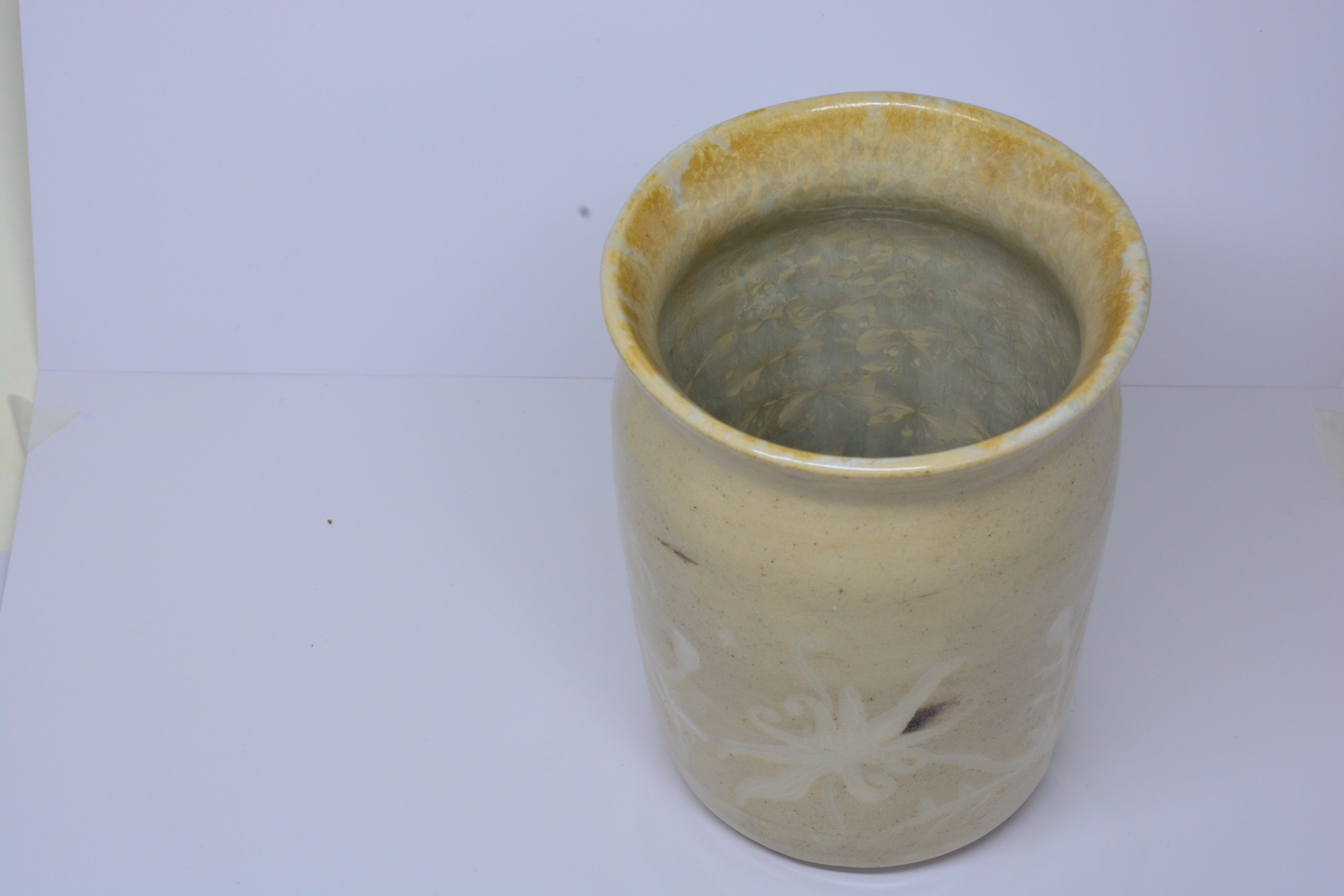 Crystalline Ceramic Vase