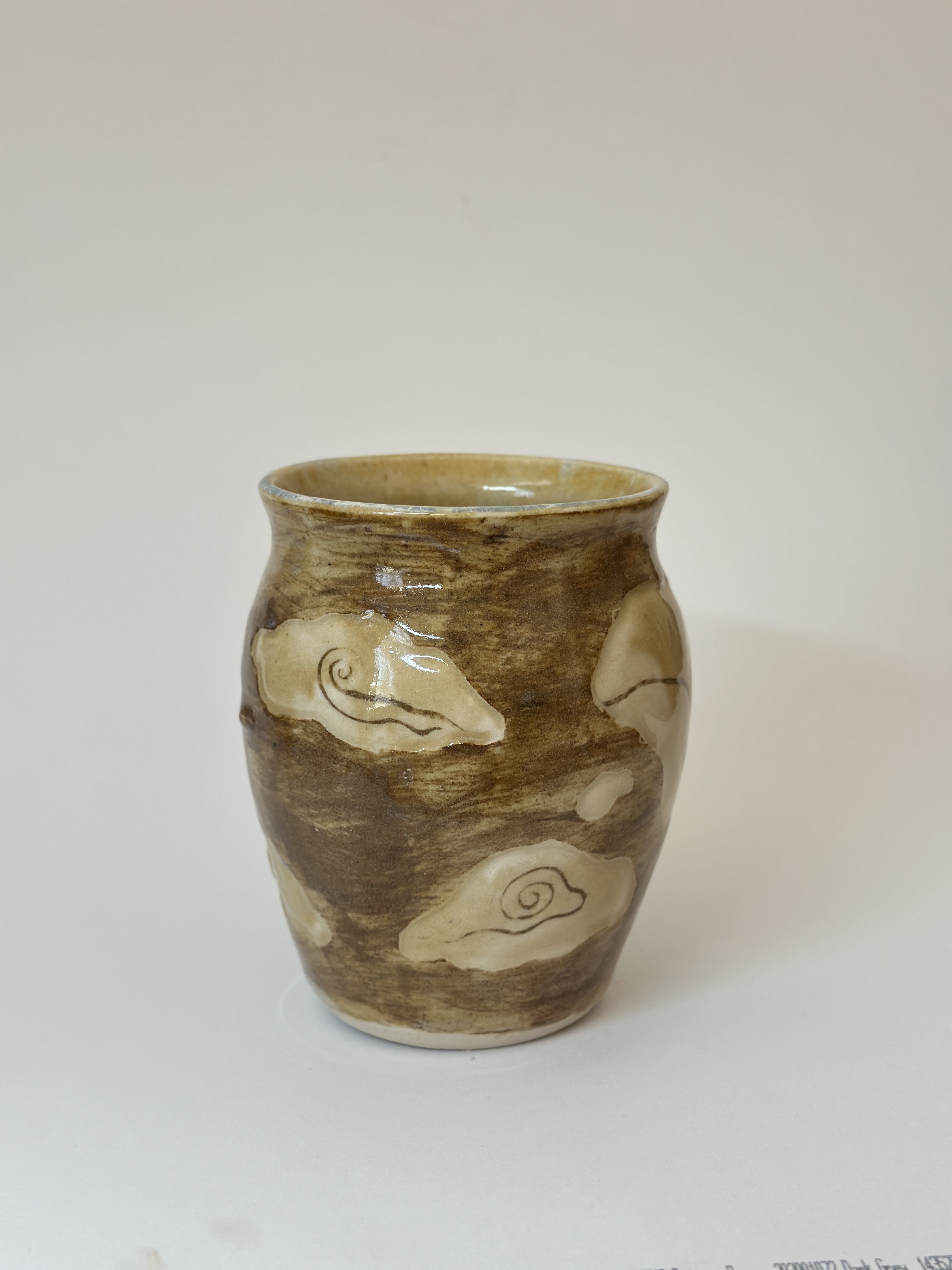 Crystalline Ceramic Vase