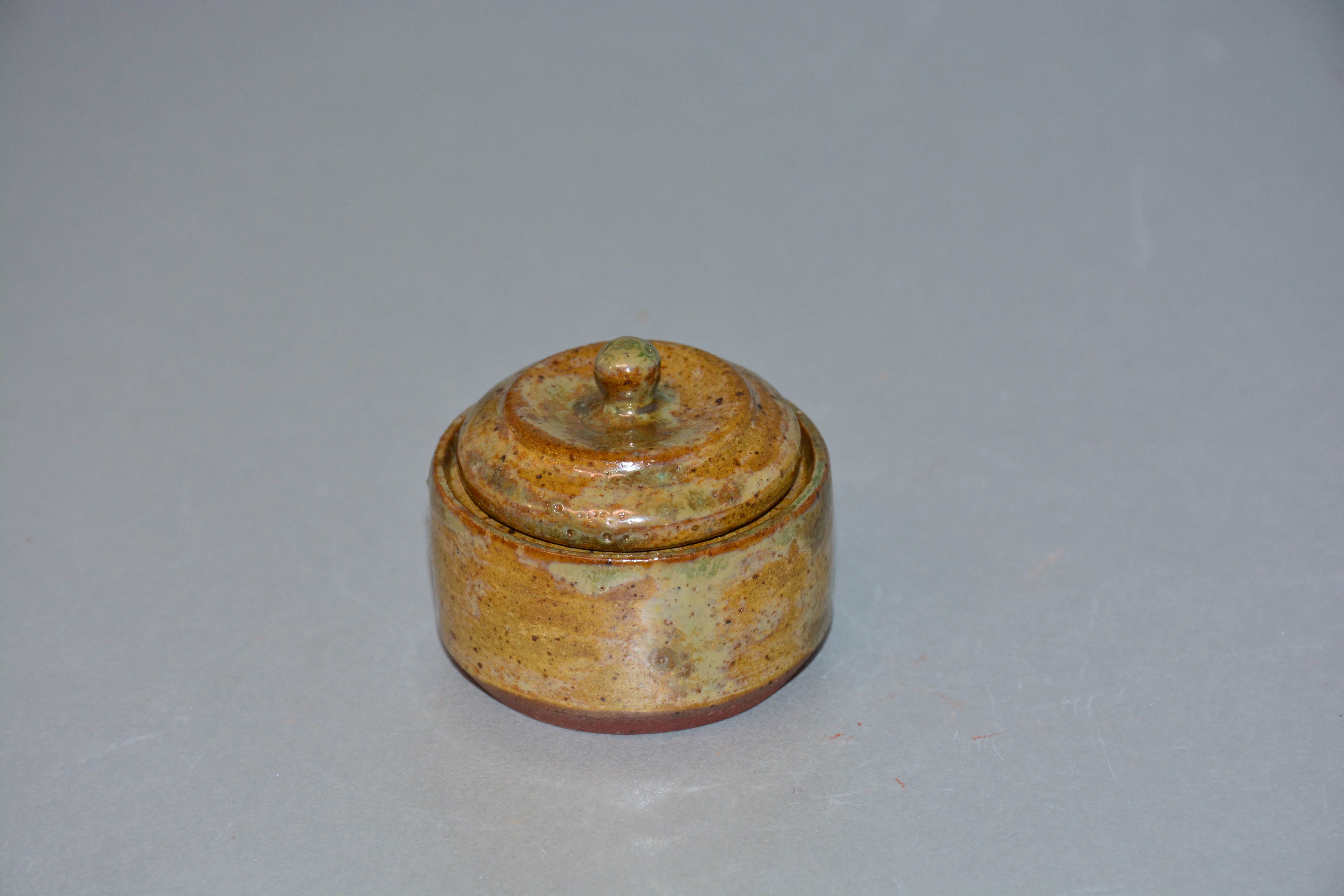 Mini Crystalline Ceramic Jar