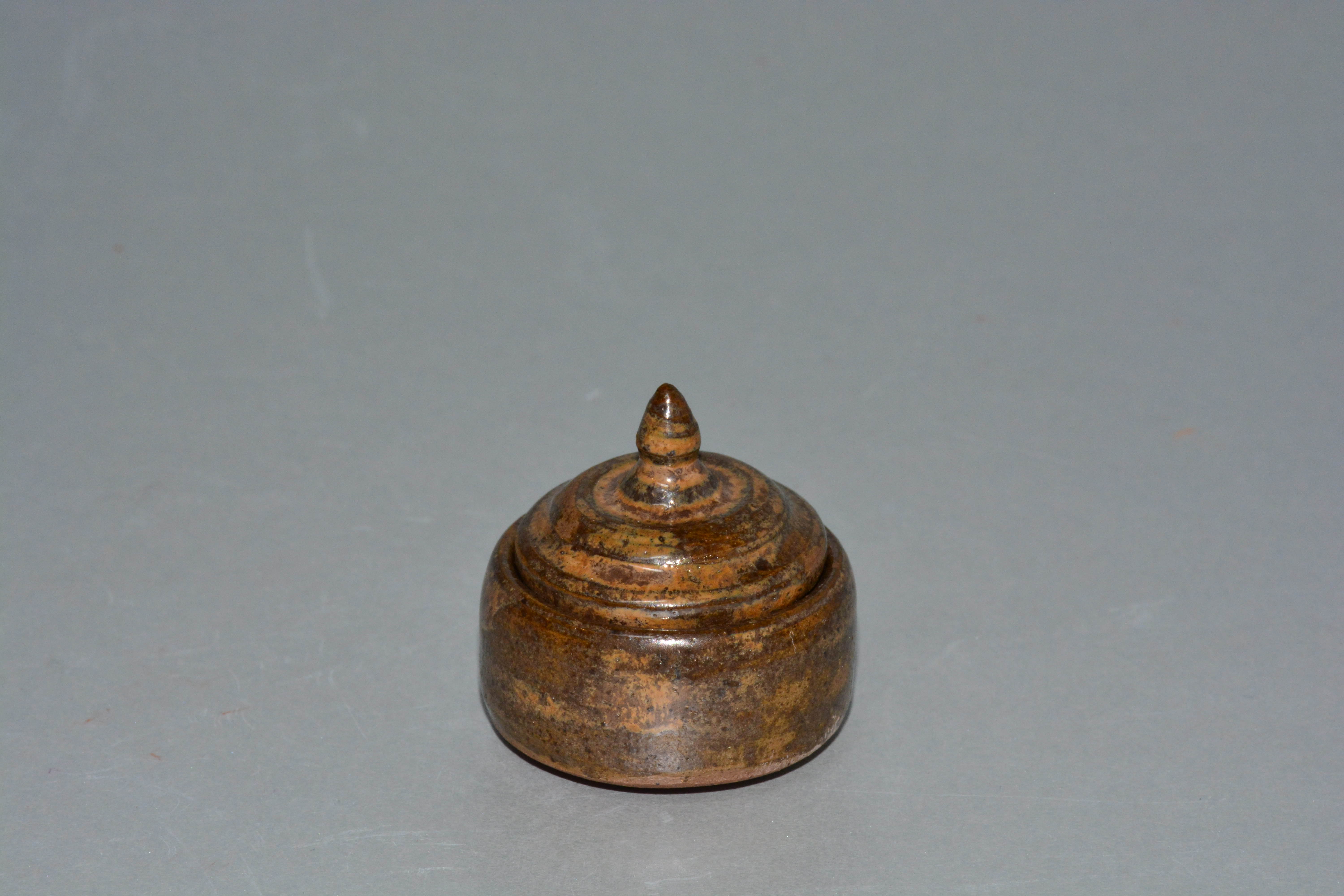 Mini Crystalline Ceramic Jar