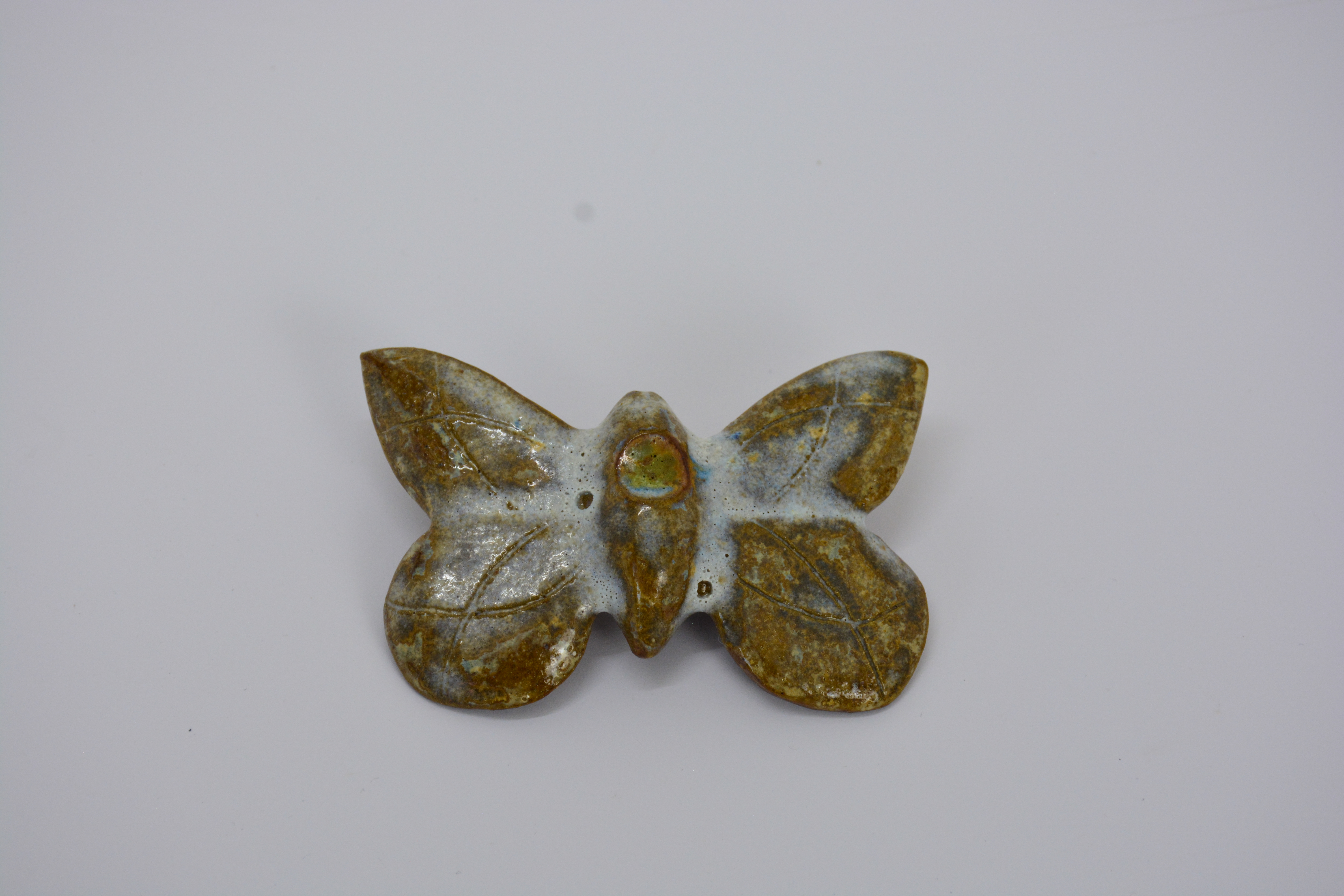 Small ceramic butterfly wall hanging 