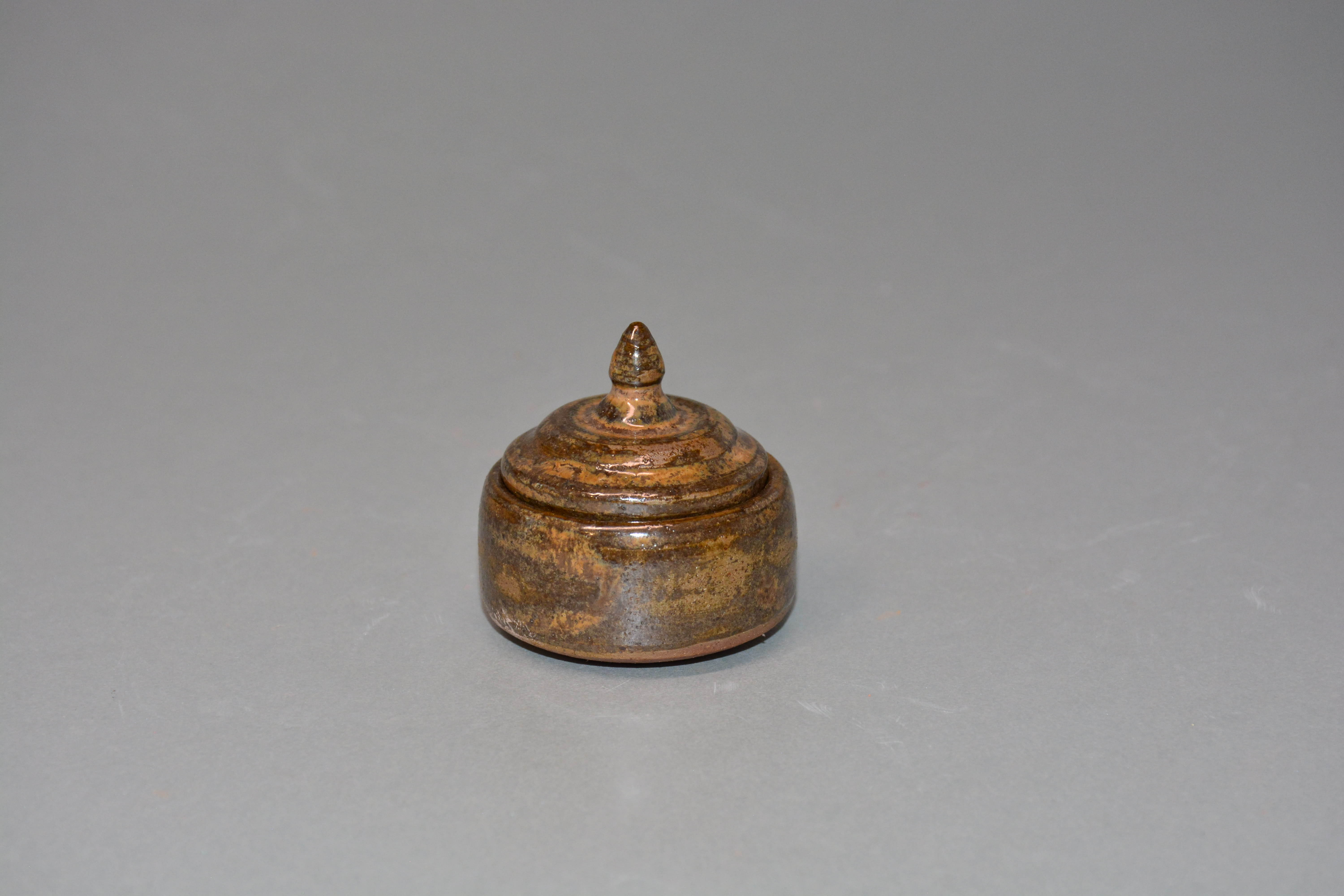 Mini Crystalline Ceramic Jar