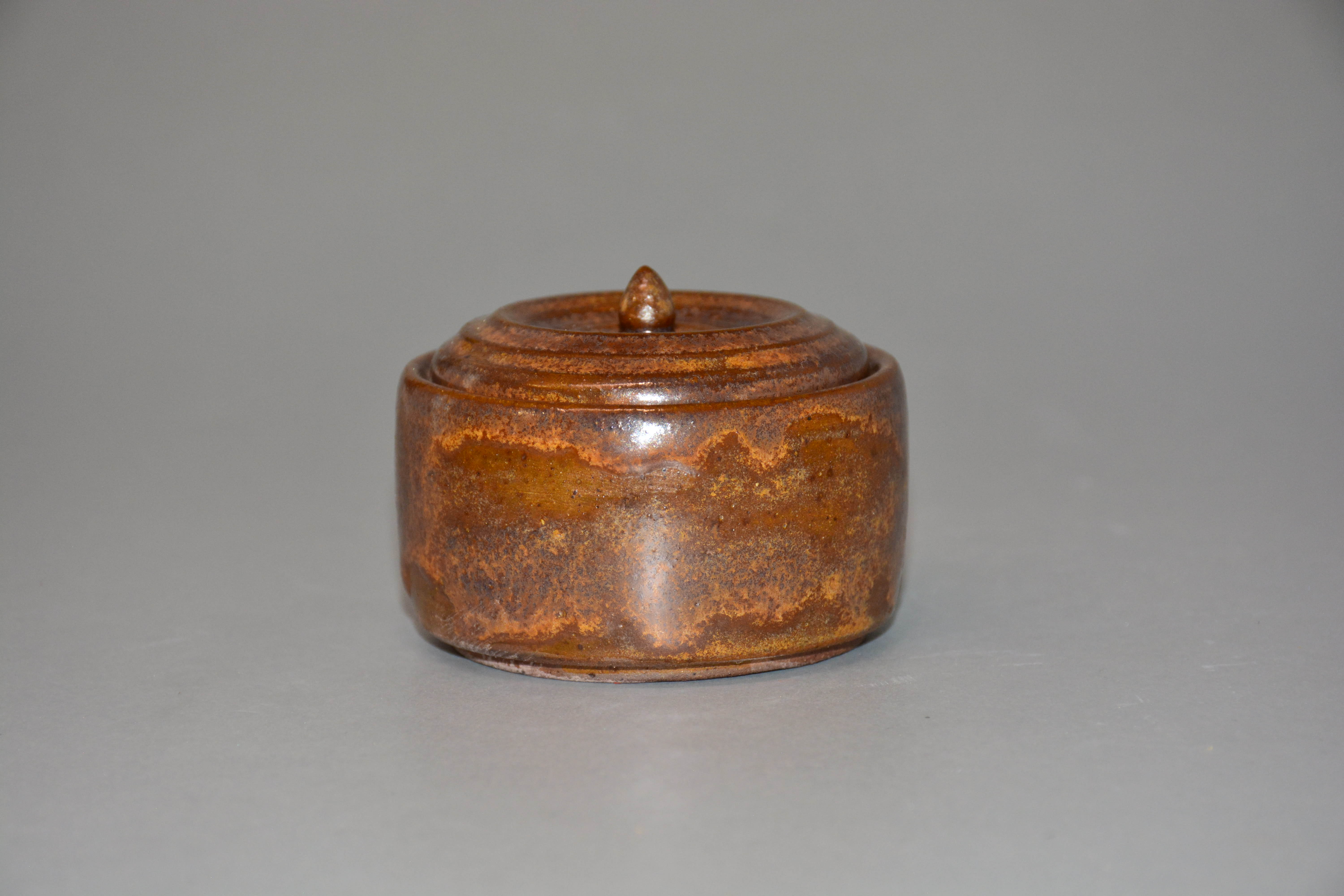 Crystalline Ceramic Jar