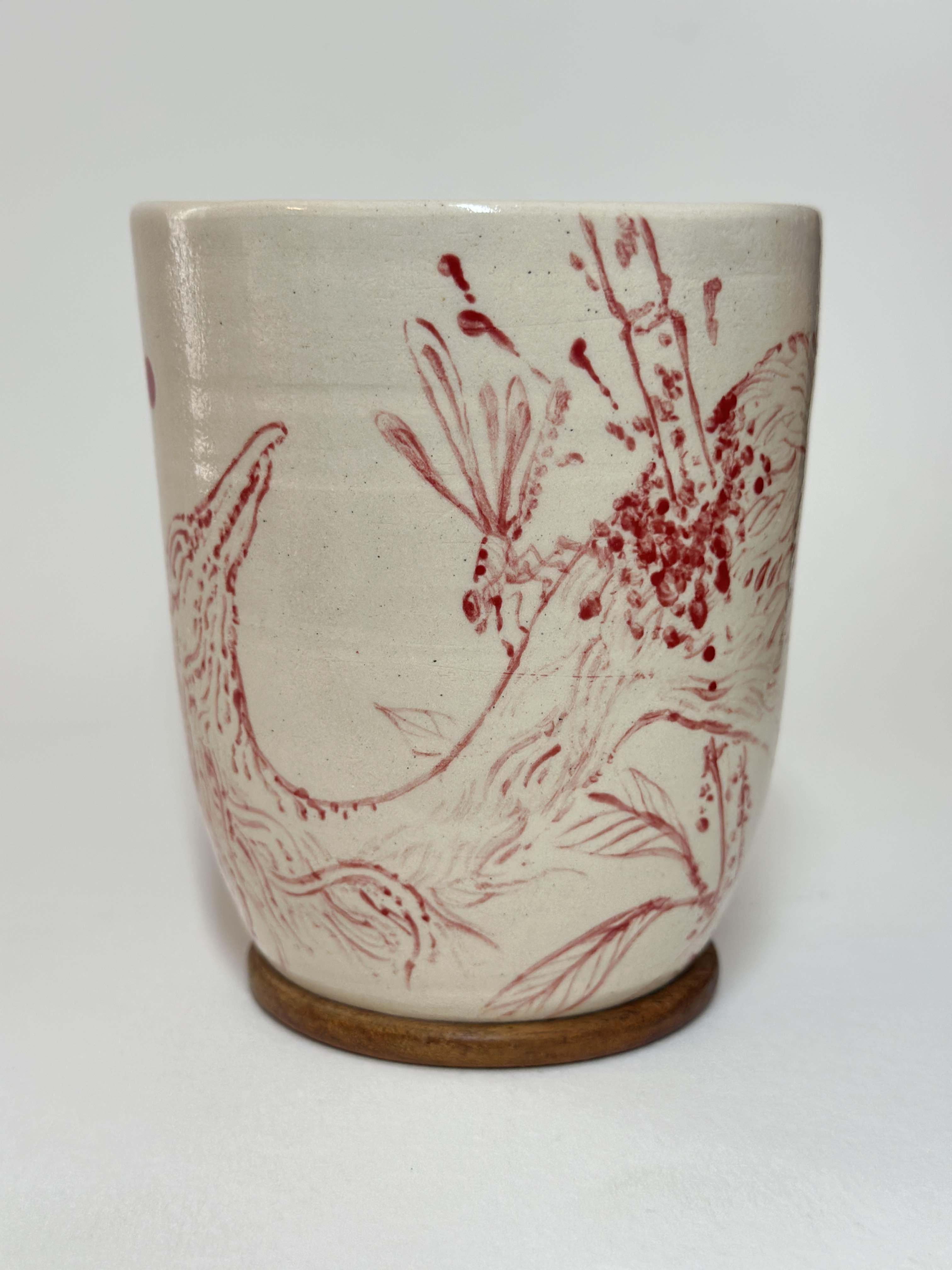 Earth Mould x Martyrdom Hand painted Ceramic Vase