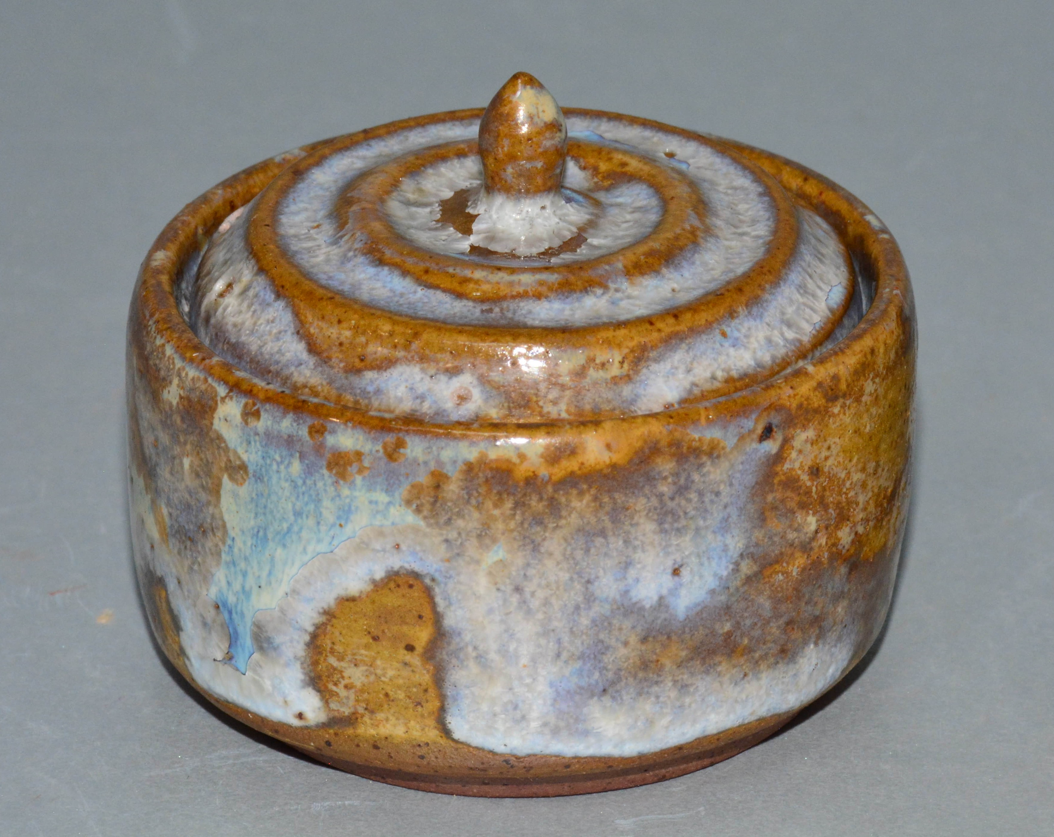 Crystalline Ceramic Jar