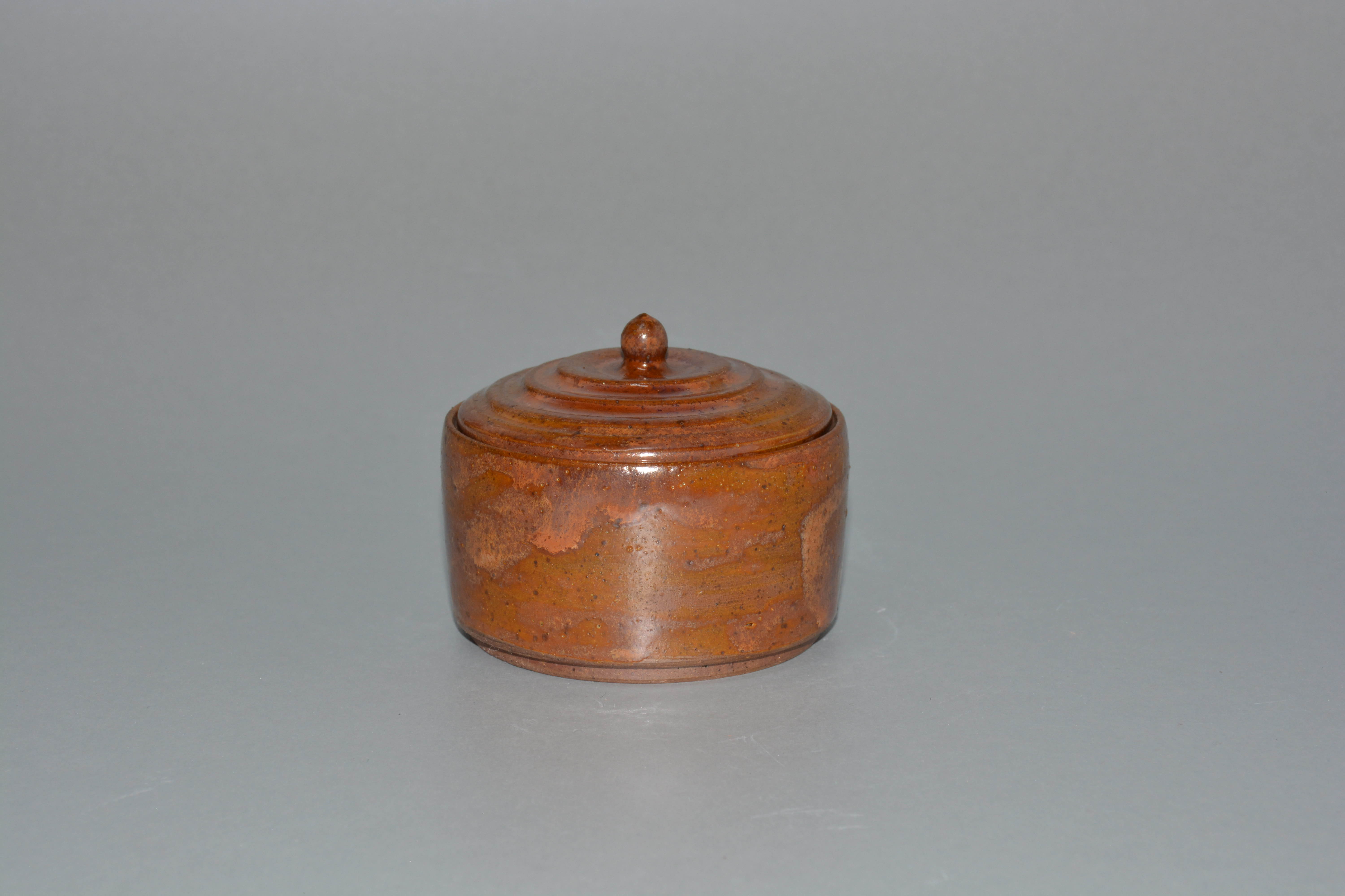 Crystalline Ceramic Jar