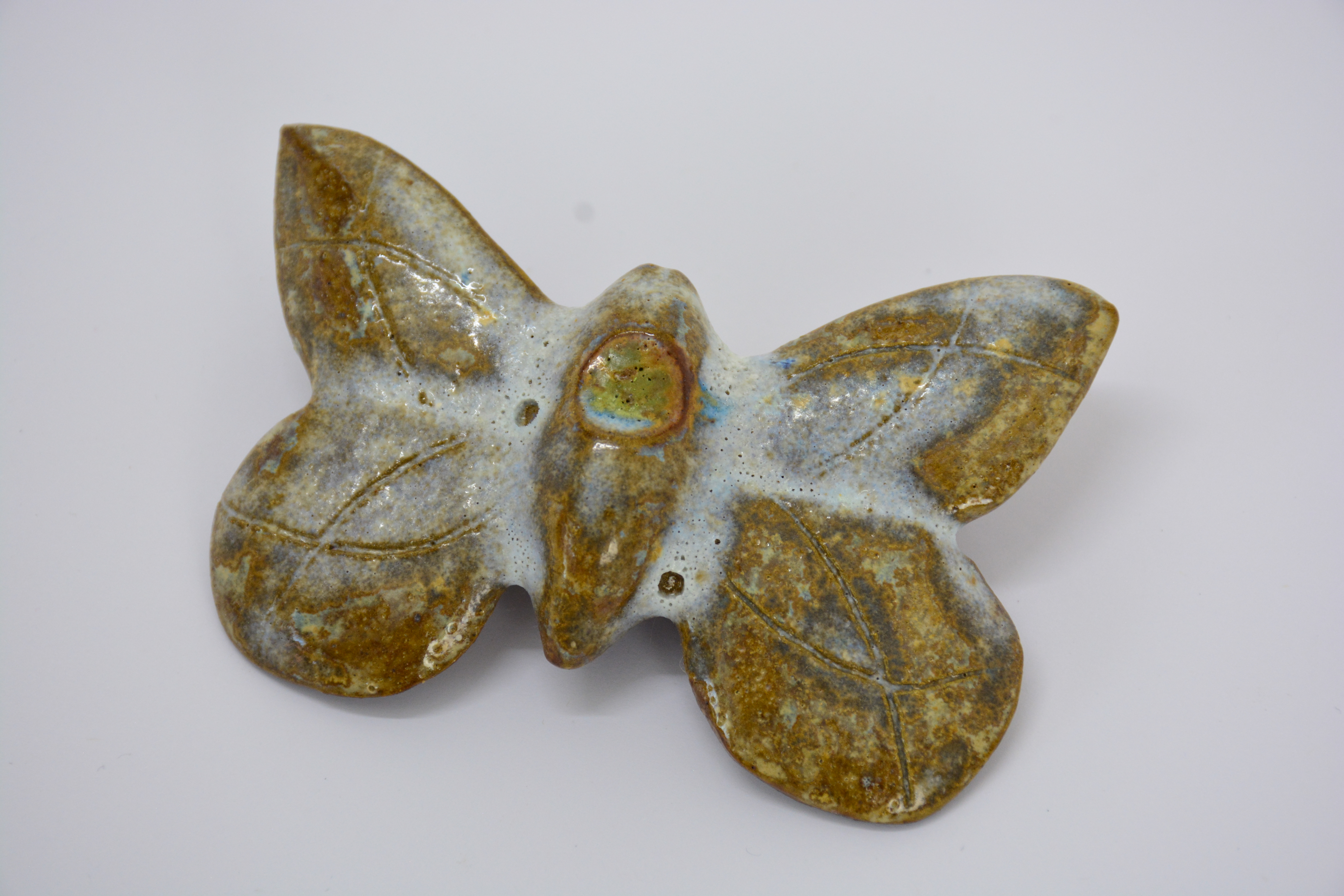Small ceramic butterfly wall hanging 