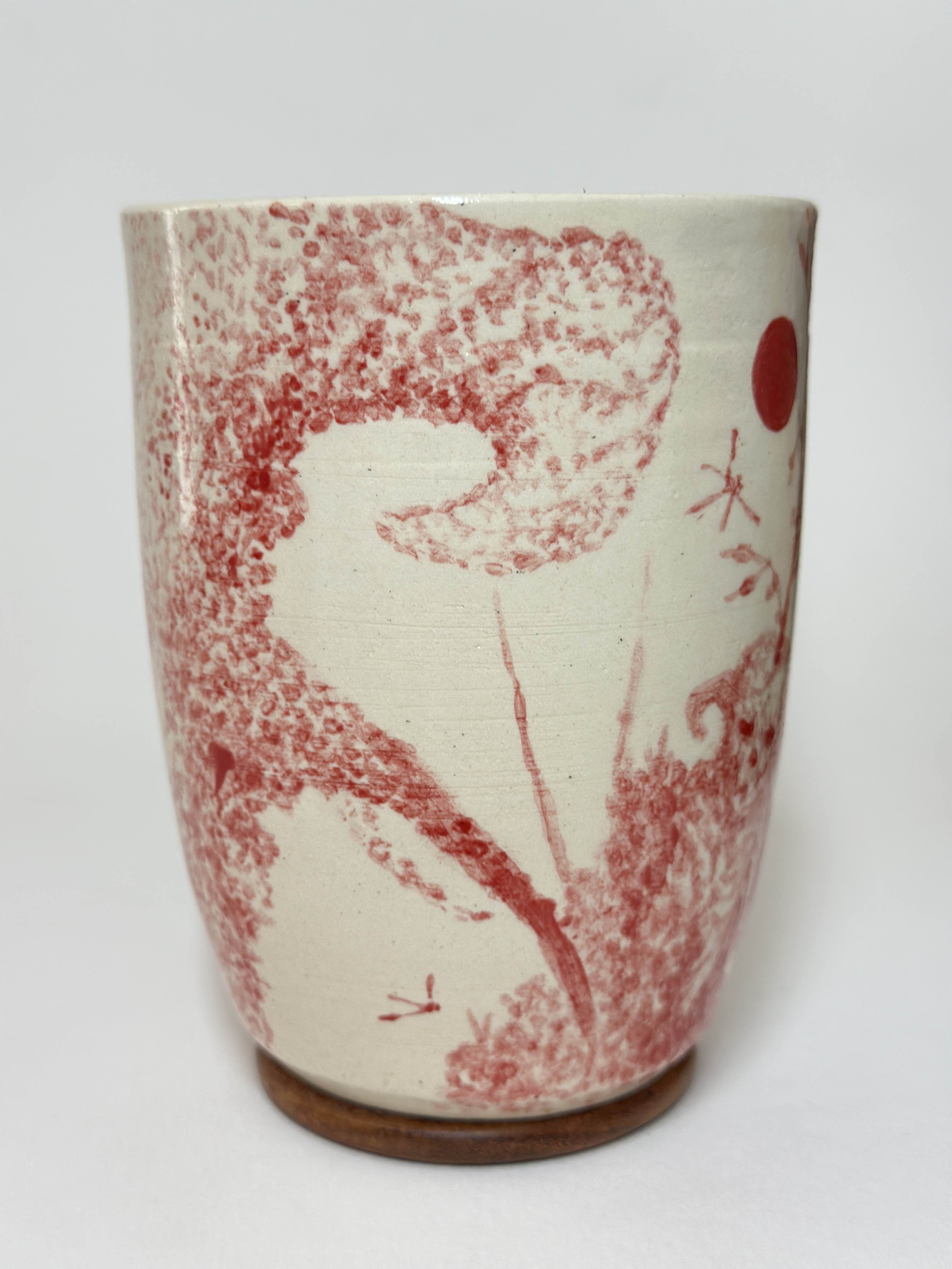 Earth Mould x Martyrdom Hand painted Ceramic Vase 