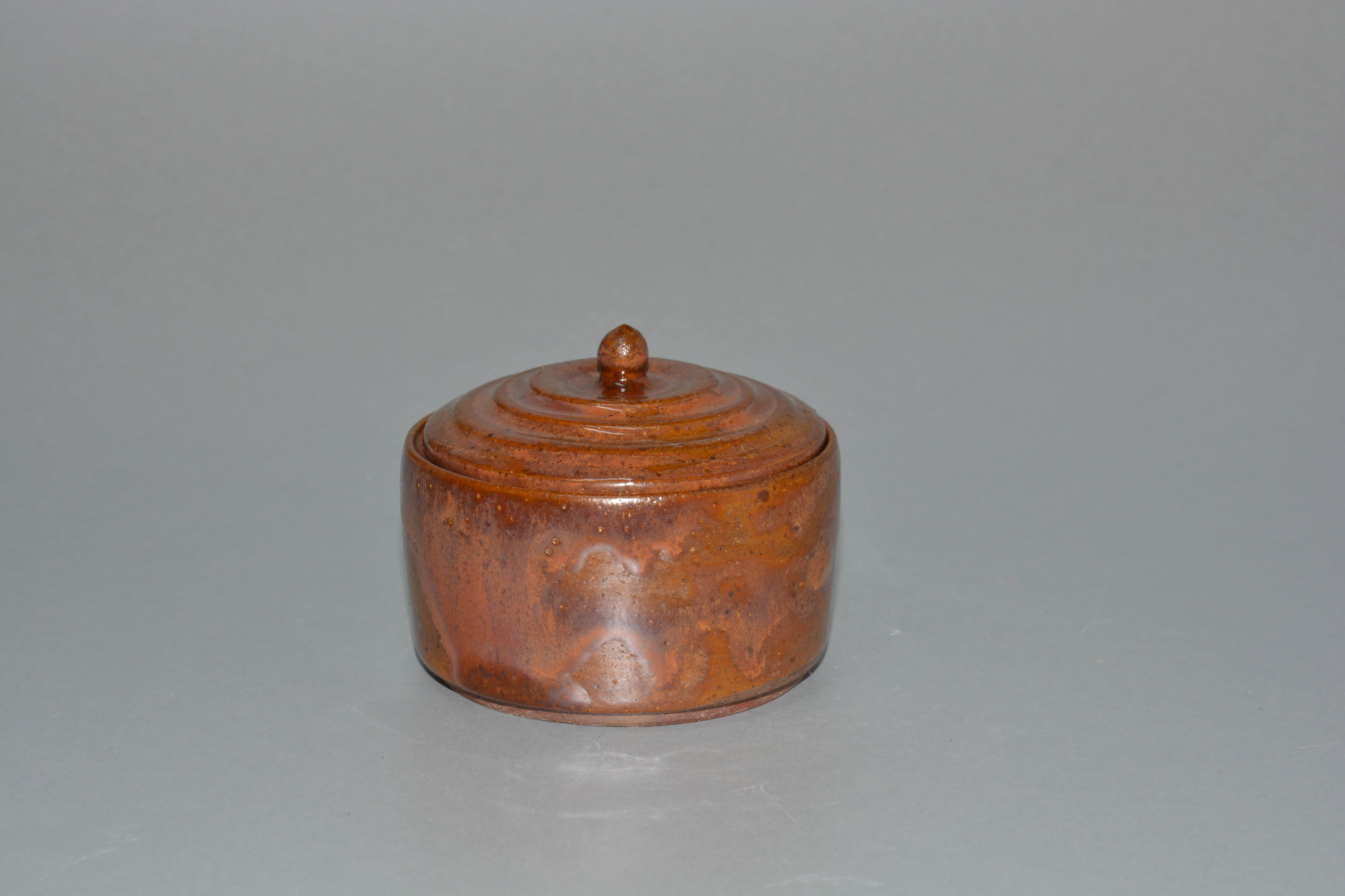 Crystalline Ceramic Jar