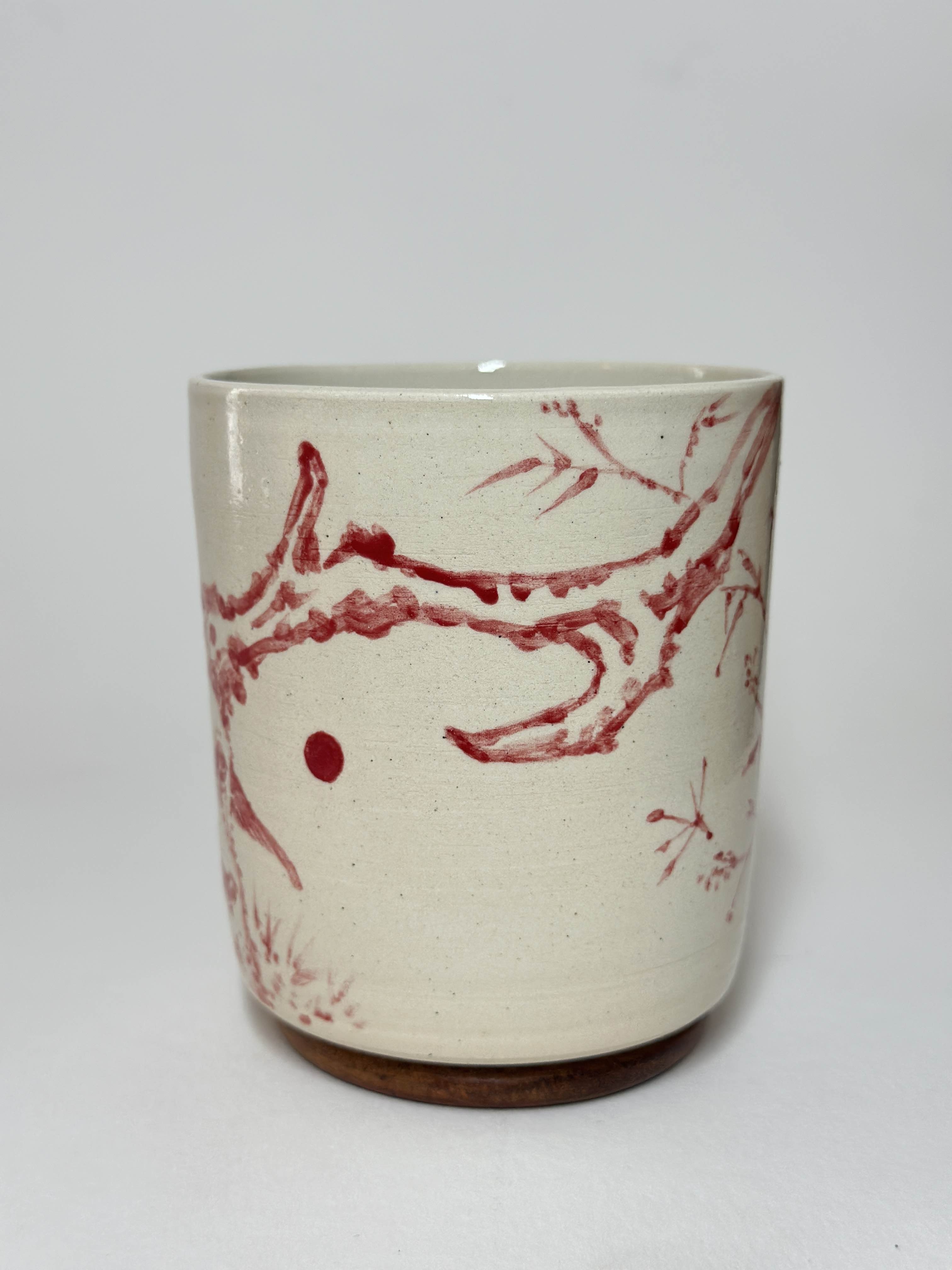 Earth Mould x Martyrdom Hand painted Ceramic Deer Tea Cup
