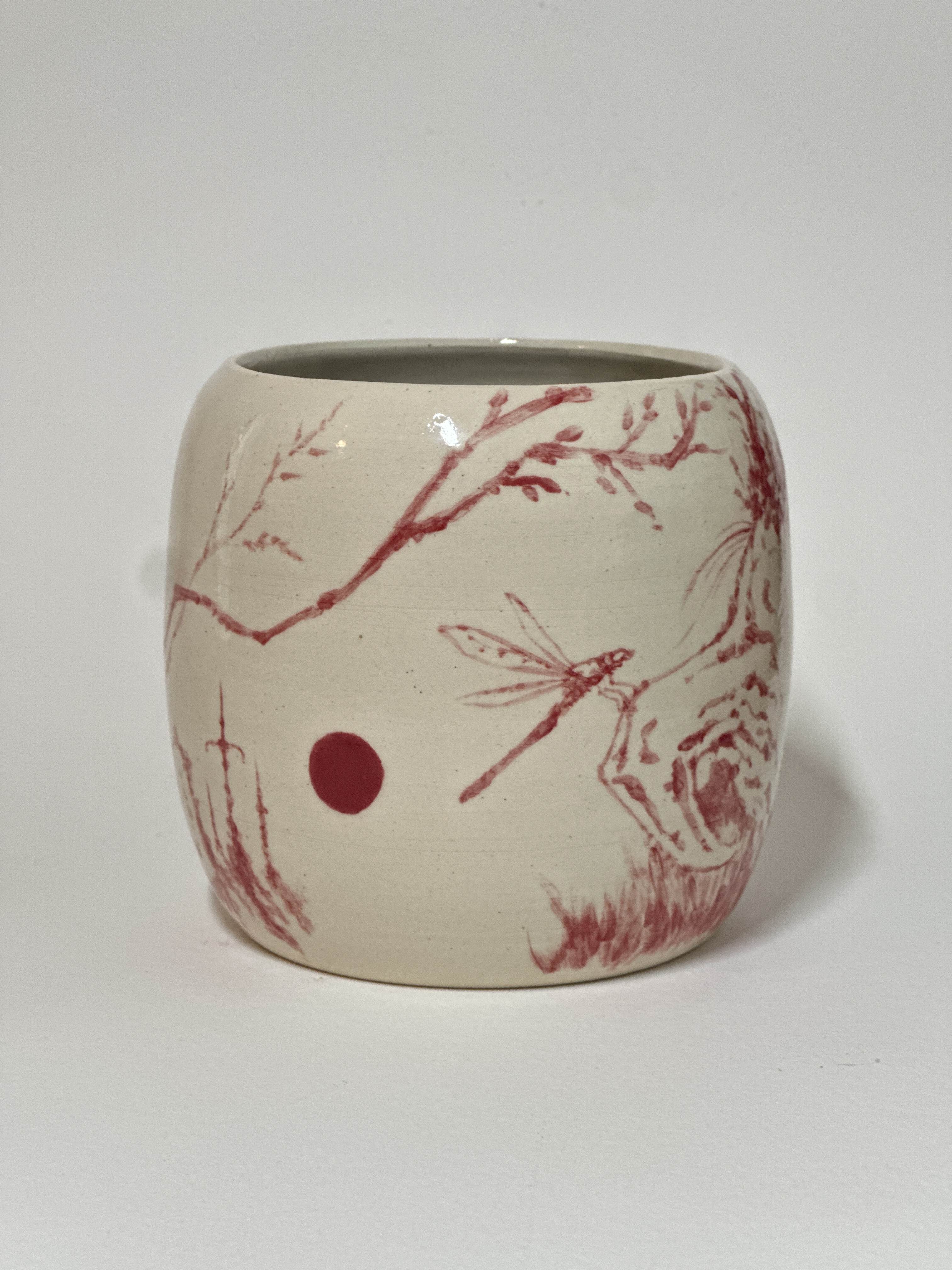 Earth Mould x Martyrdom Hand painted Ceramic Vase