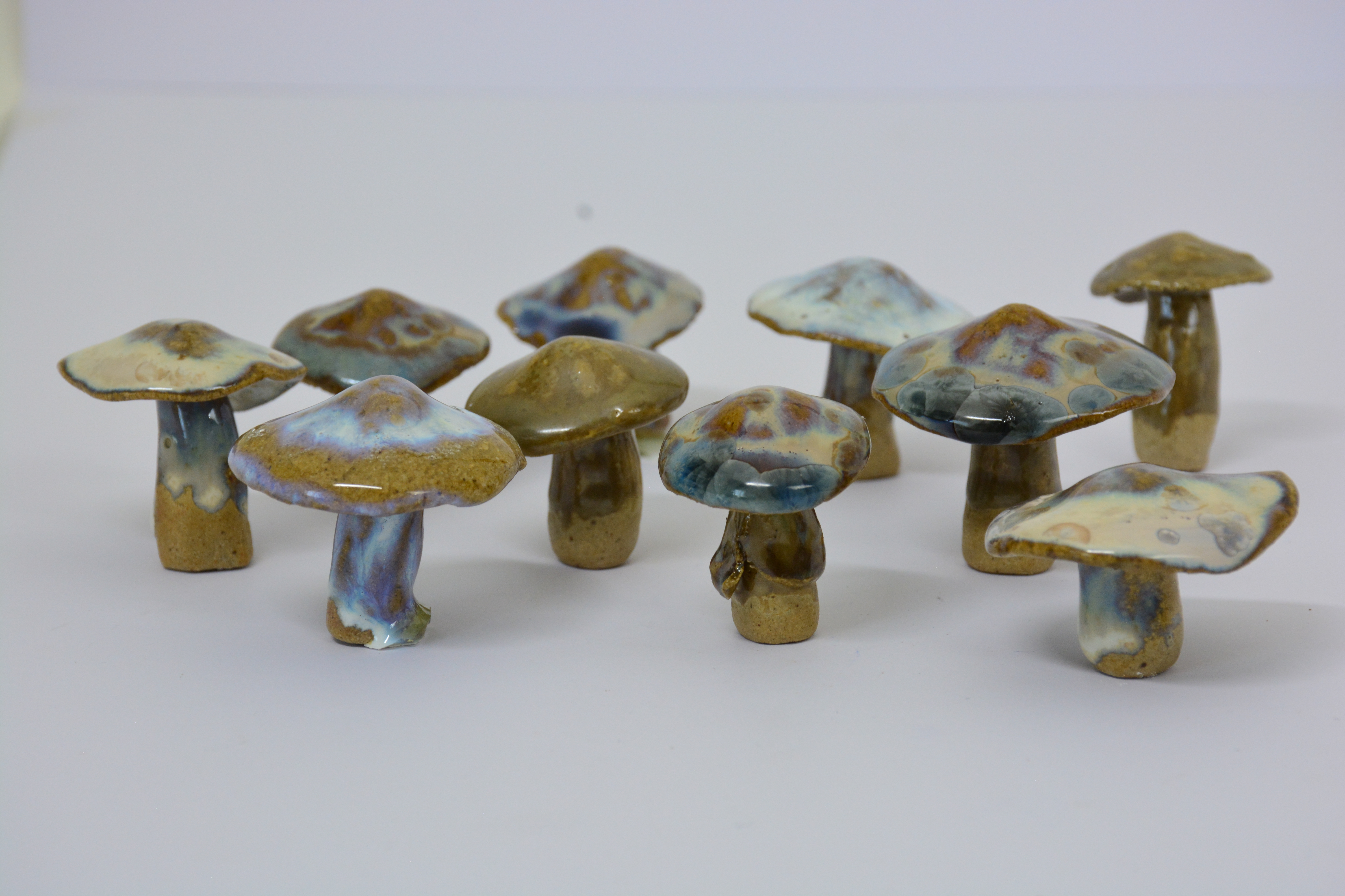 Ceramic Crystalline Mushroom