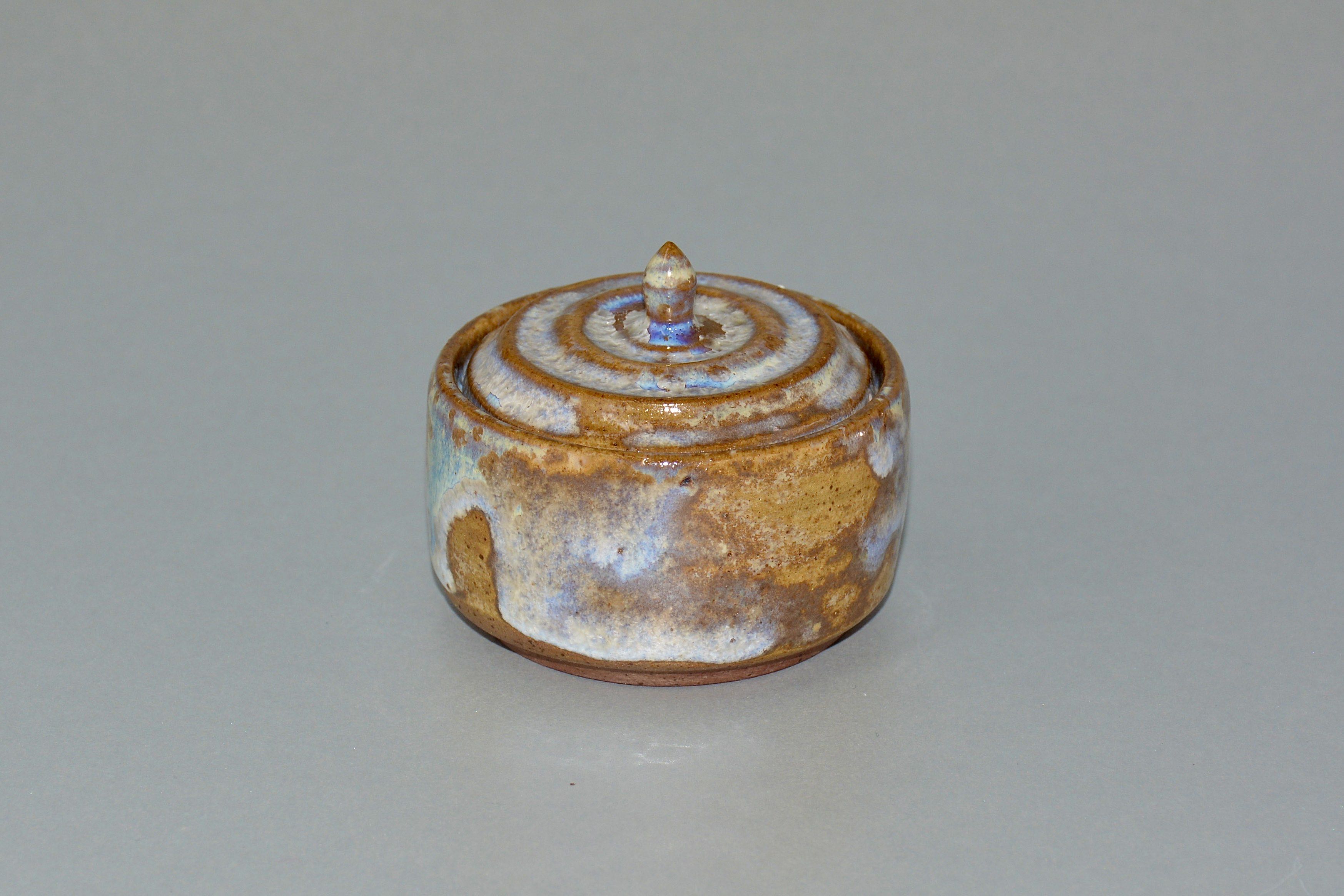 Crystalline Ceramic Jar