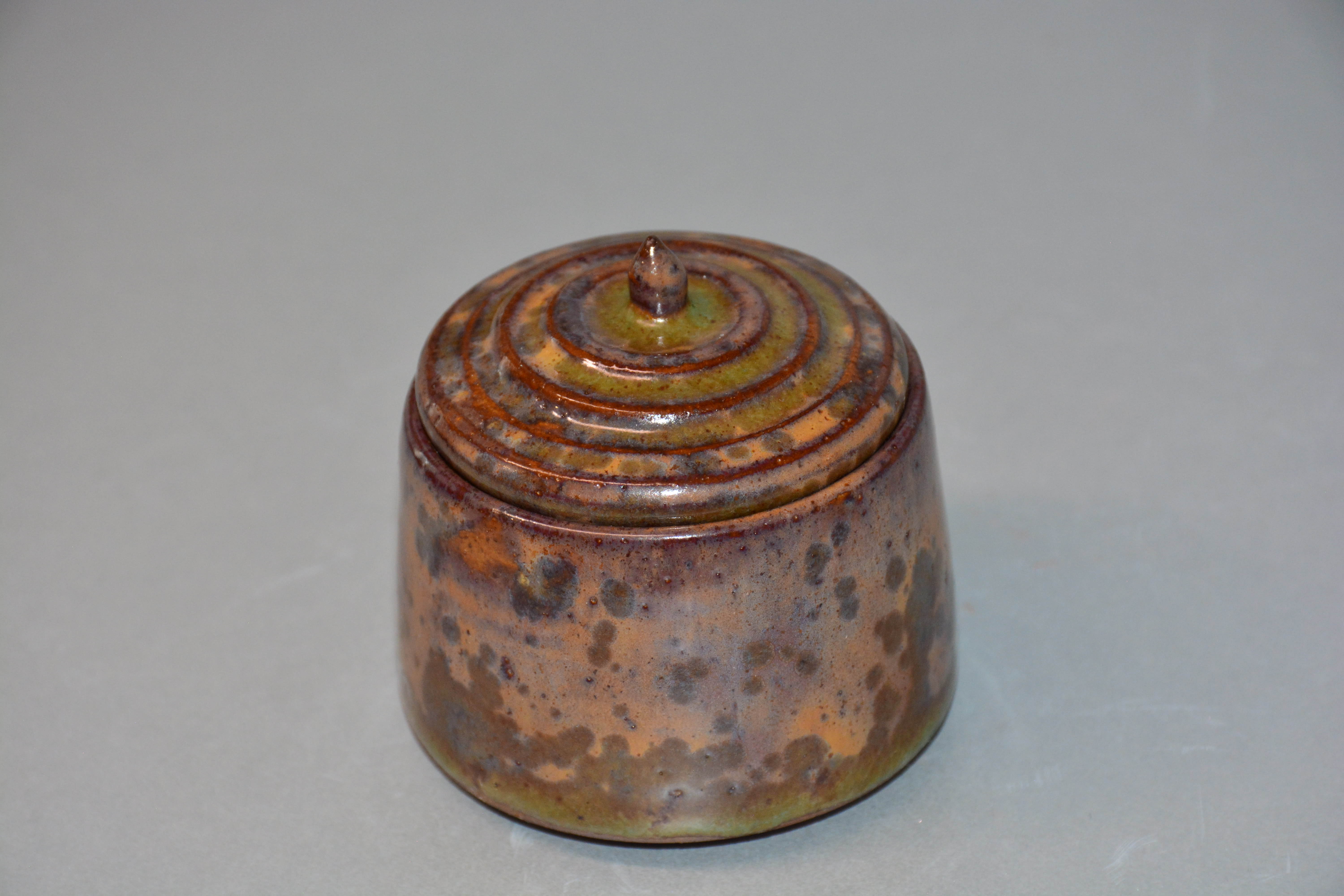 Crystalline Ceramic Jar