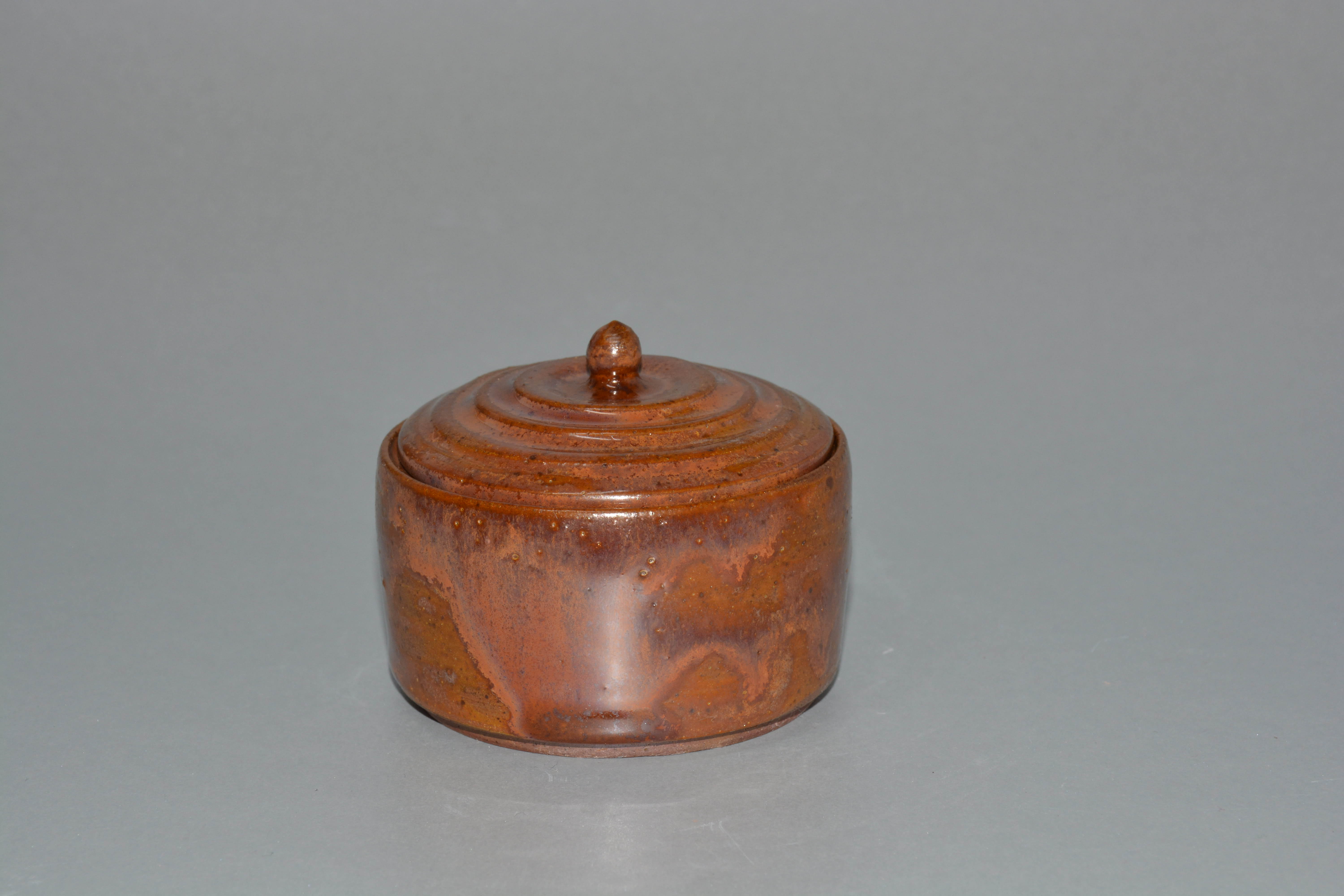 Crystalline Ceramic Jar