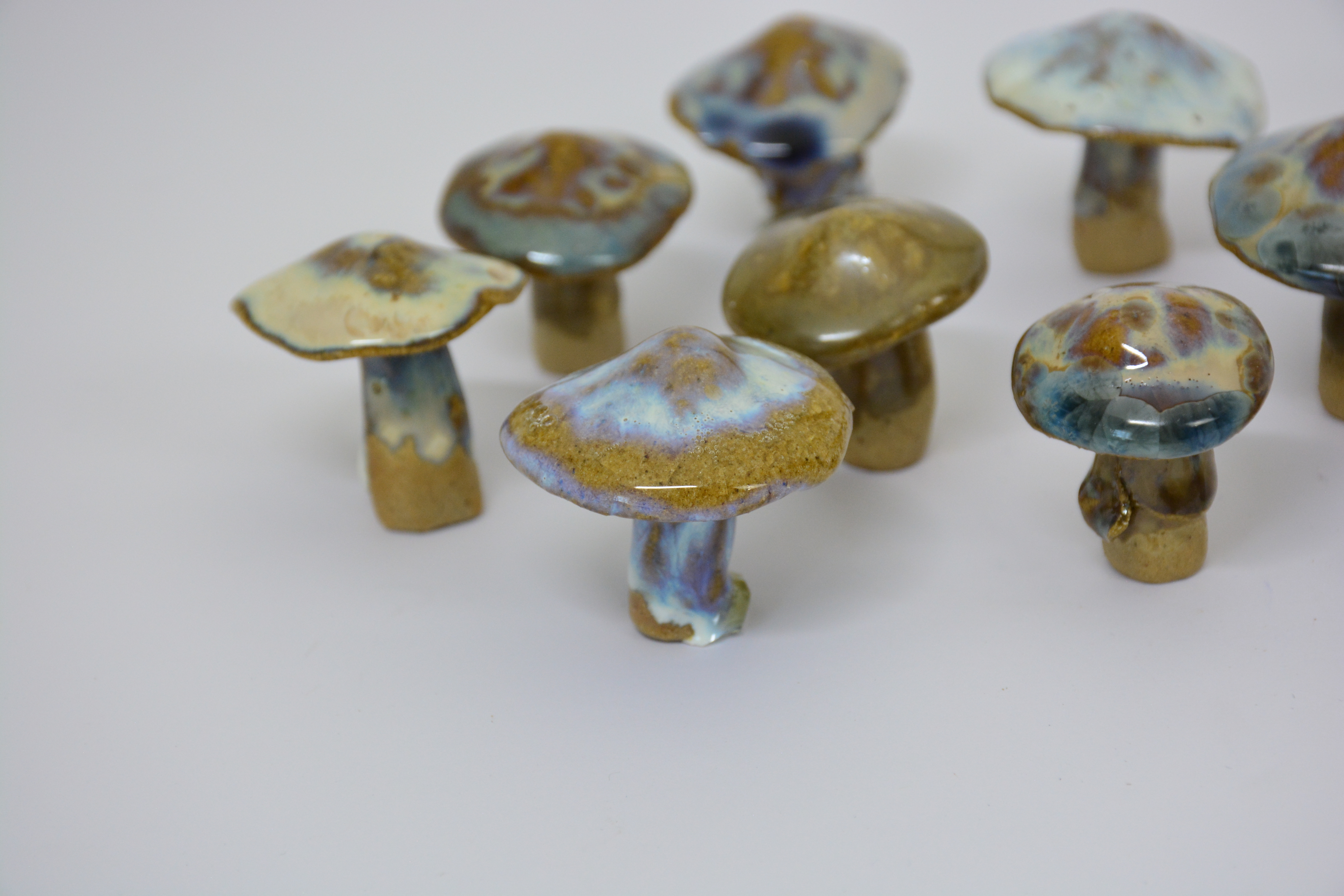 Ceramic Crystalline Mushroom