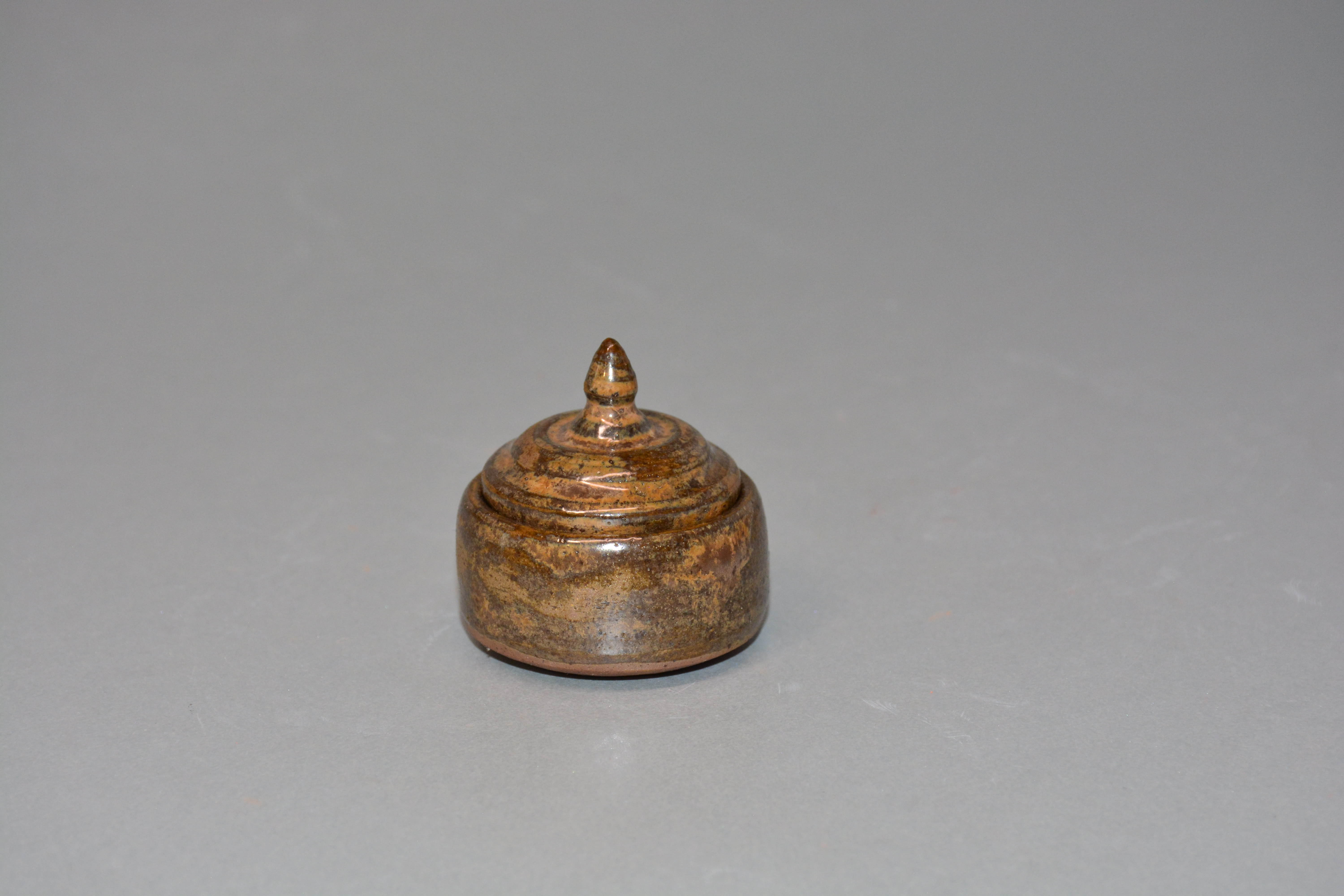 Mini Crystalline Ceramic Jar