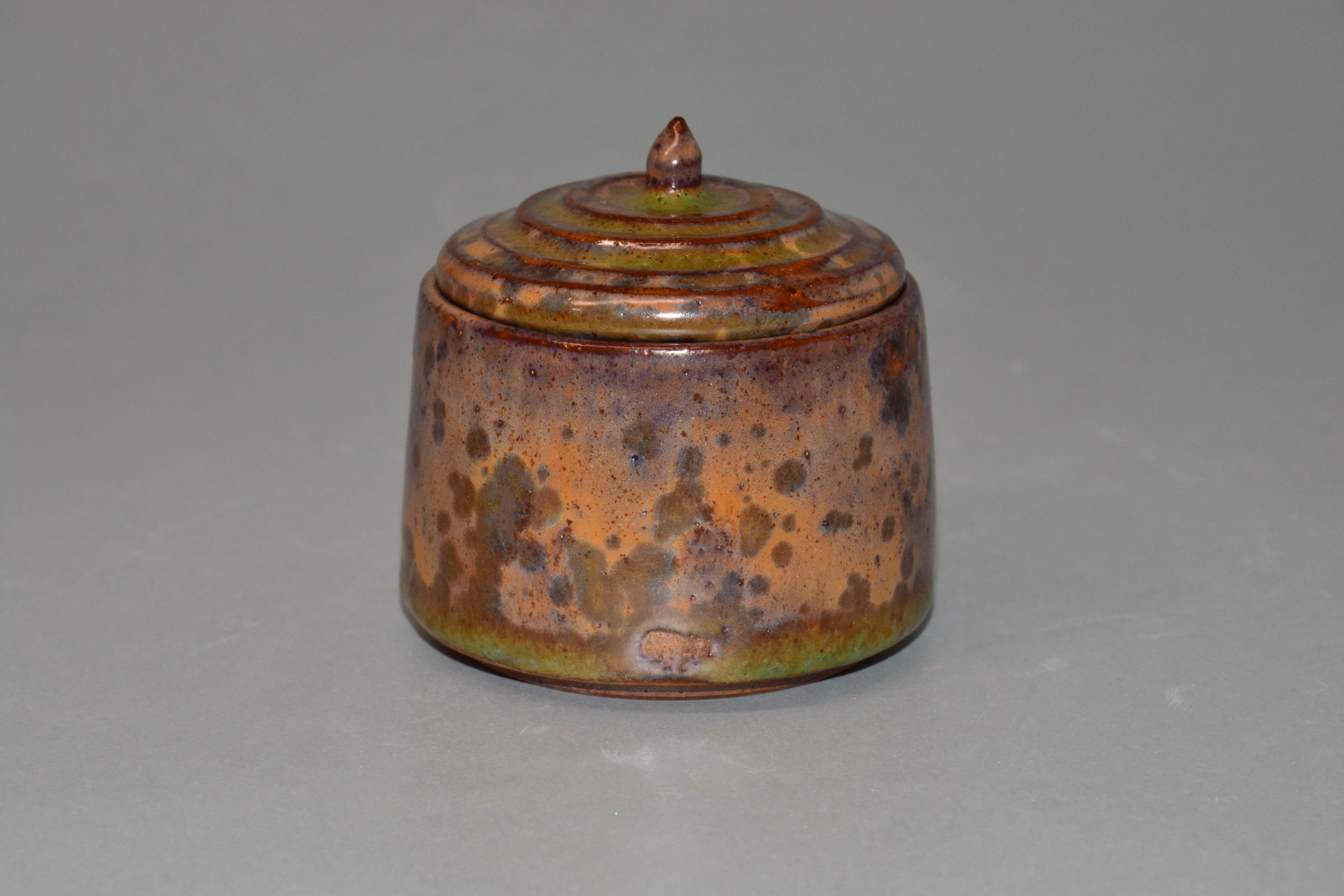 Crystalline Ceramic Jar
