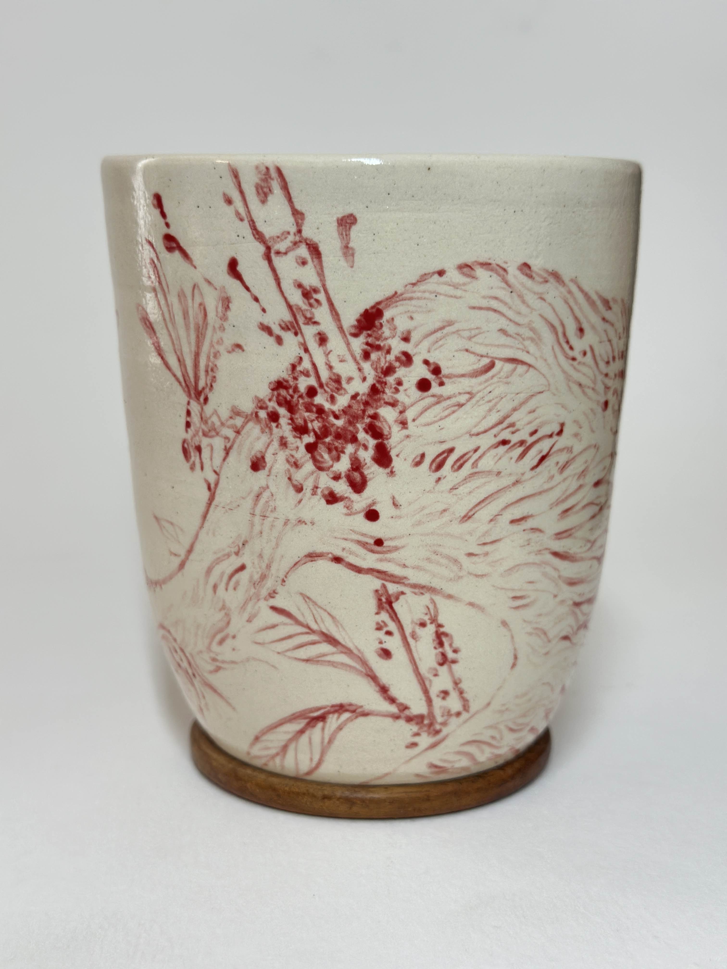 Earth Mould x Martyrdom Hand painted Ceramic Vase