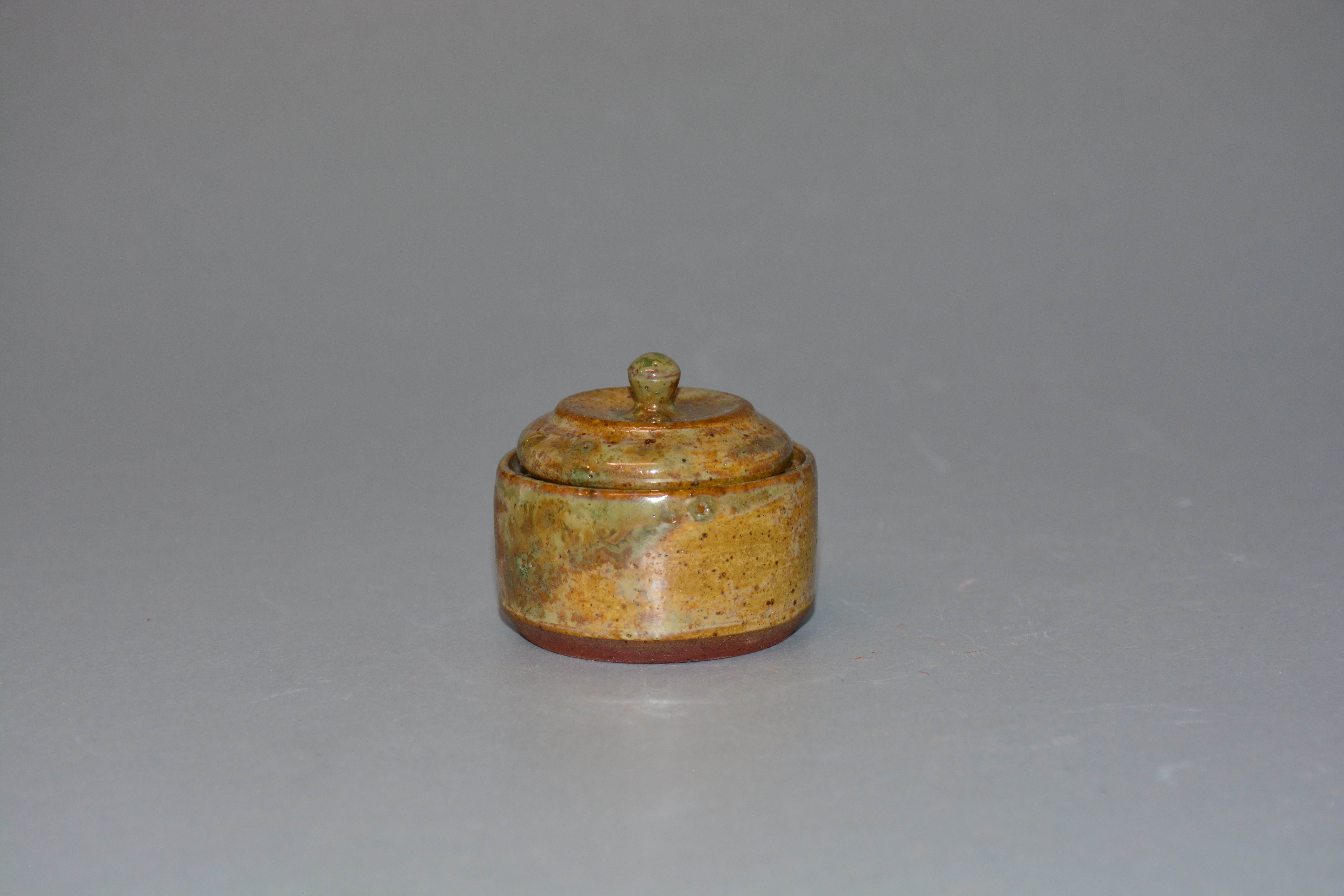 Mini Crystalline Ceramic Jar