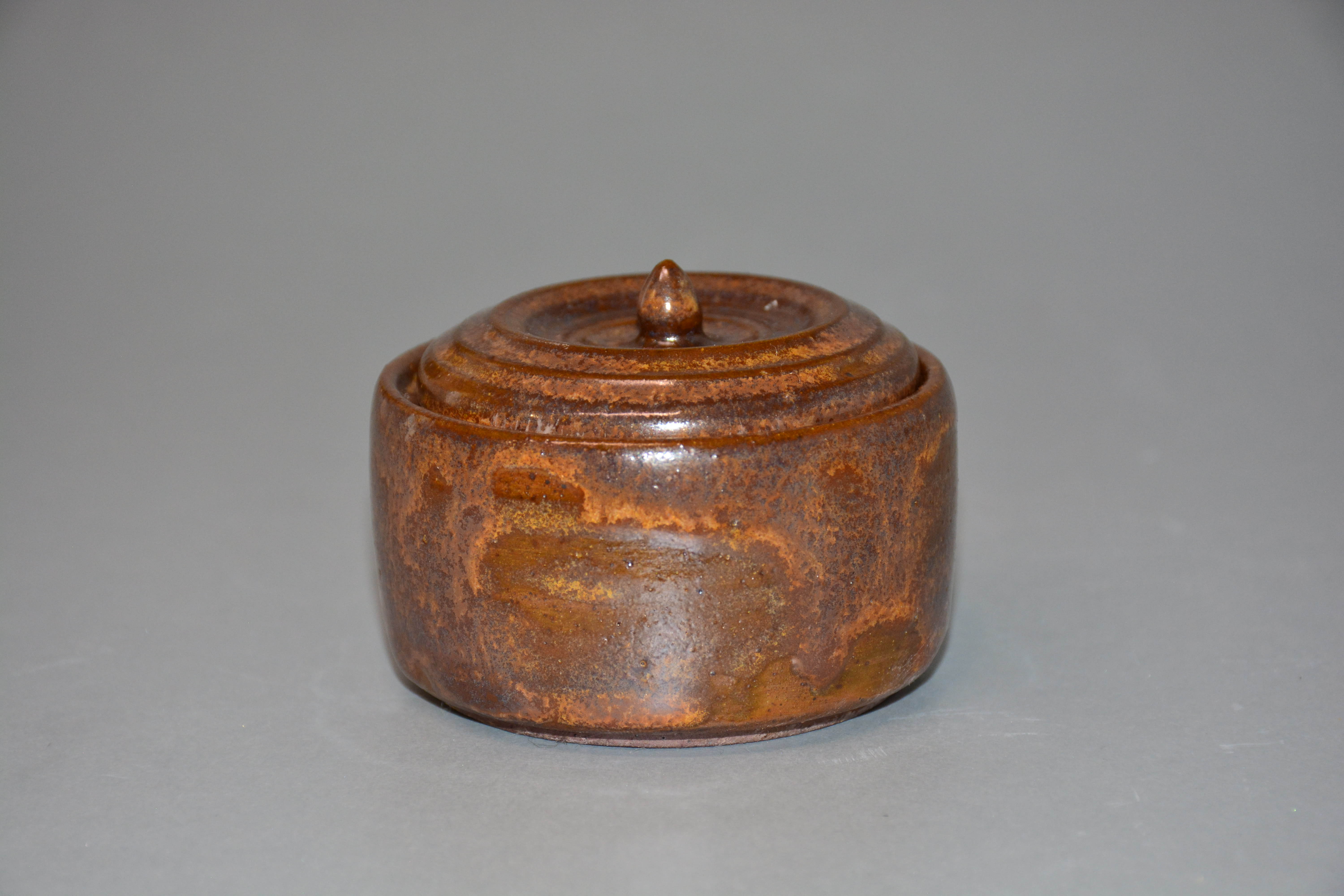 Crystalline Ceramic Jar