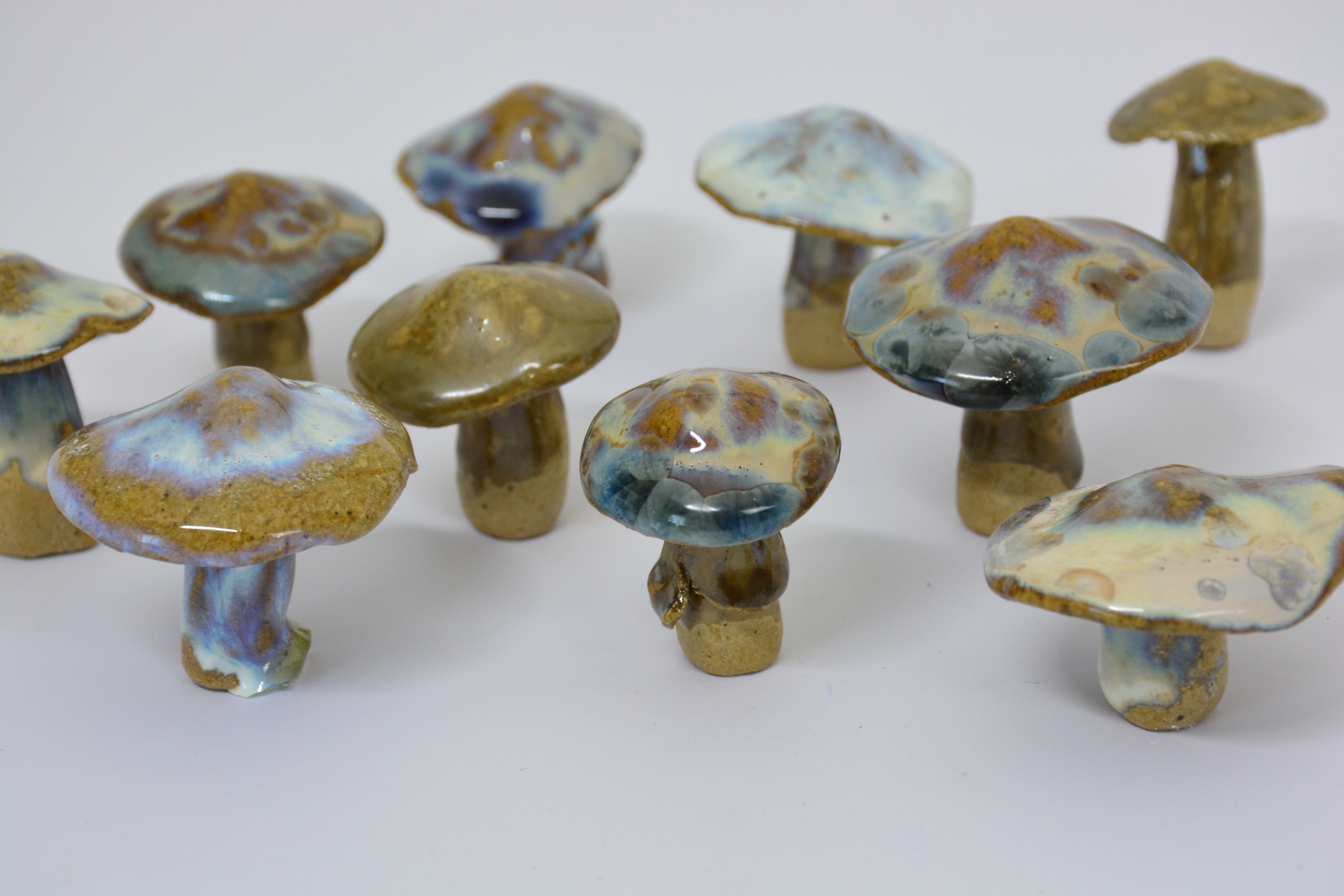 Ceramic Crystalline Mushroom