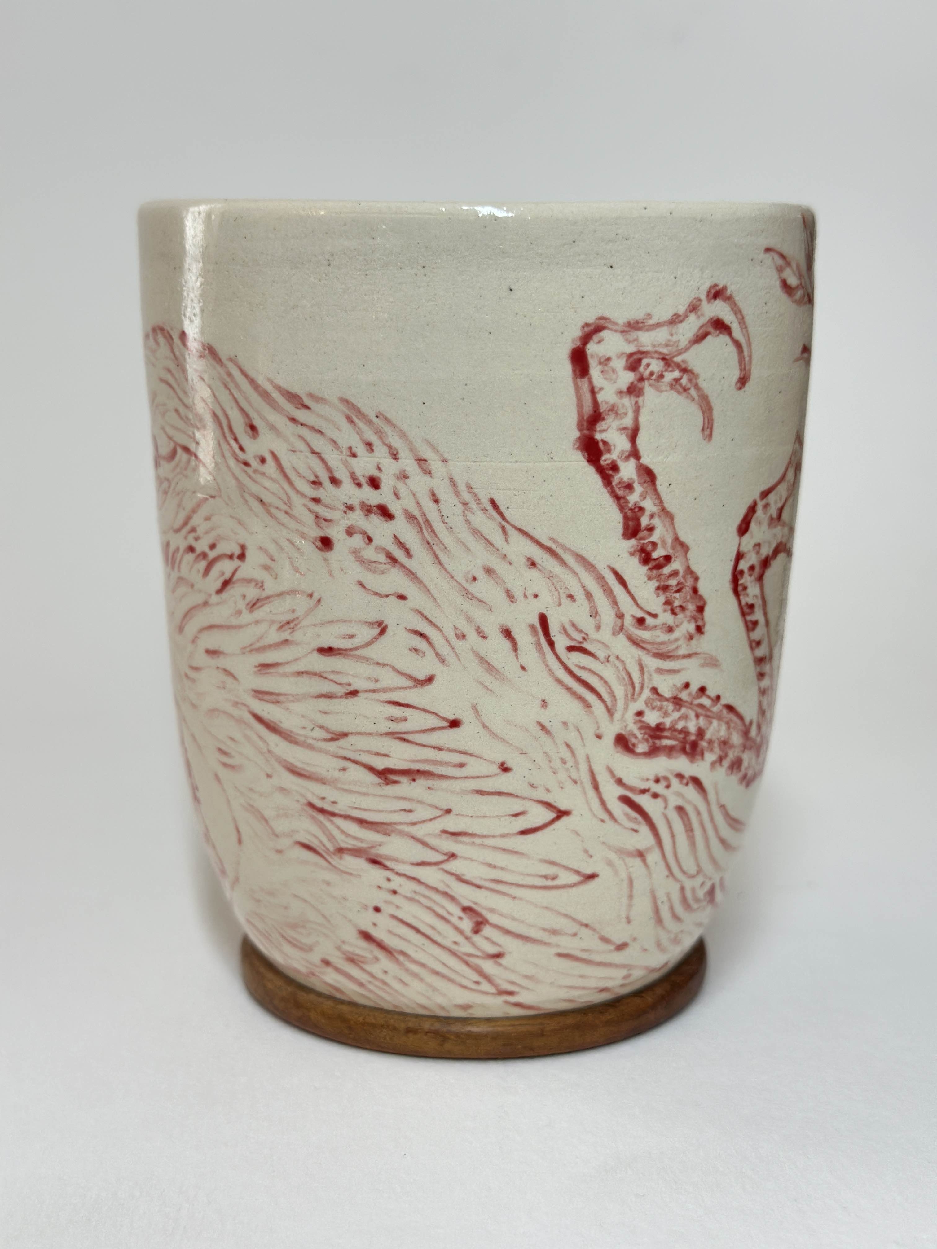 Earth Mould x Martyrdom Hand painted Ceramic Vase