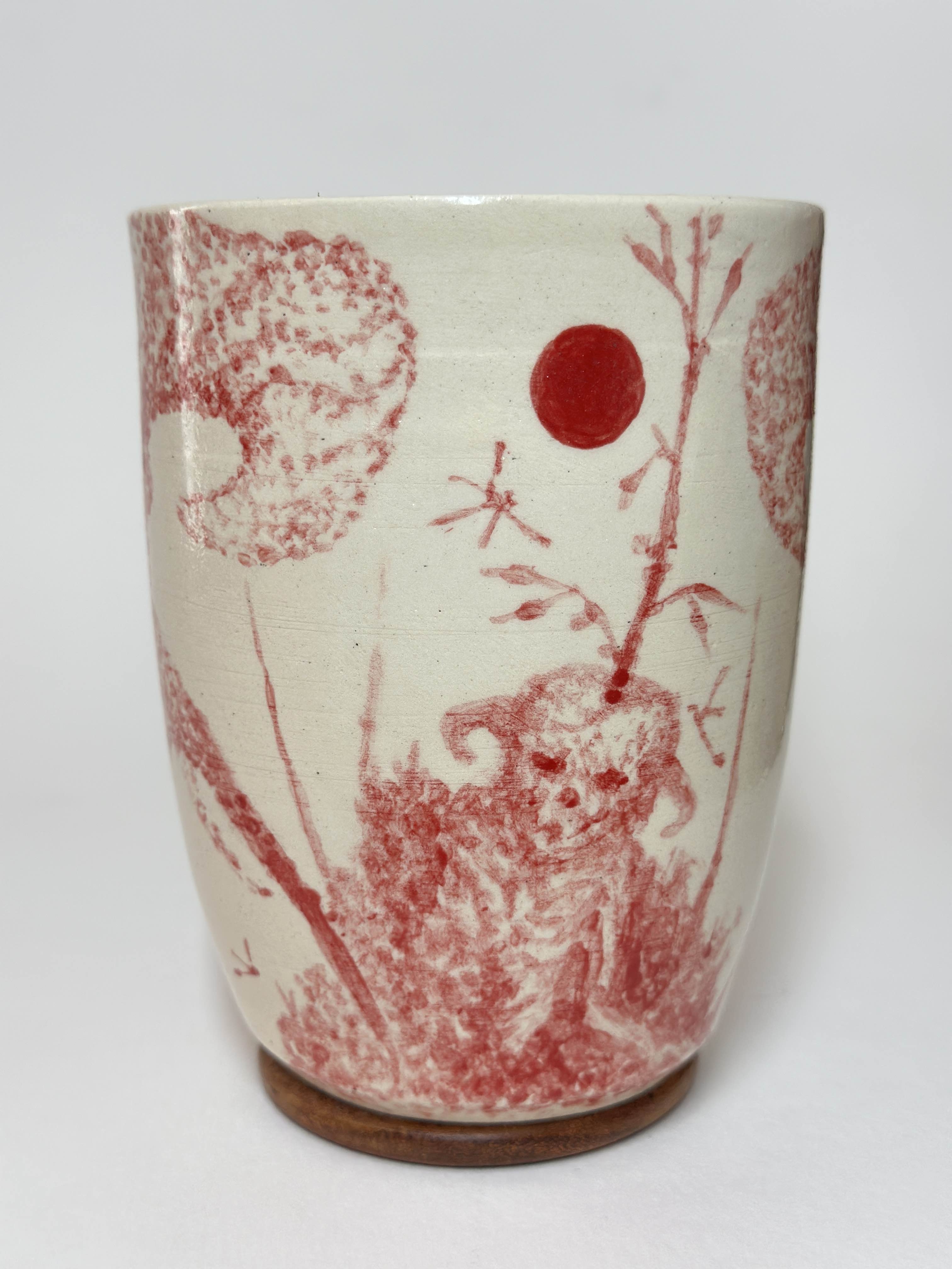 Earth Mould x Martyrdom Hand painted Ceramic Vase 