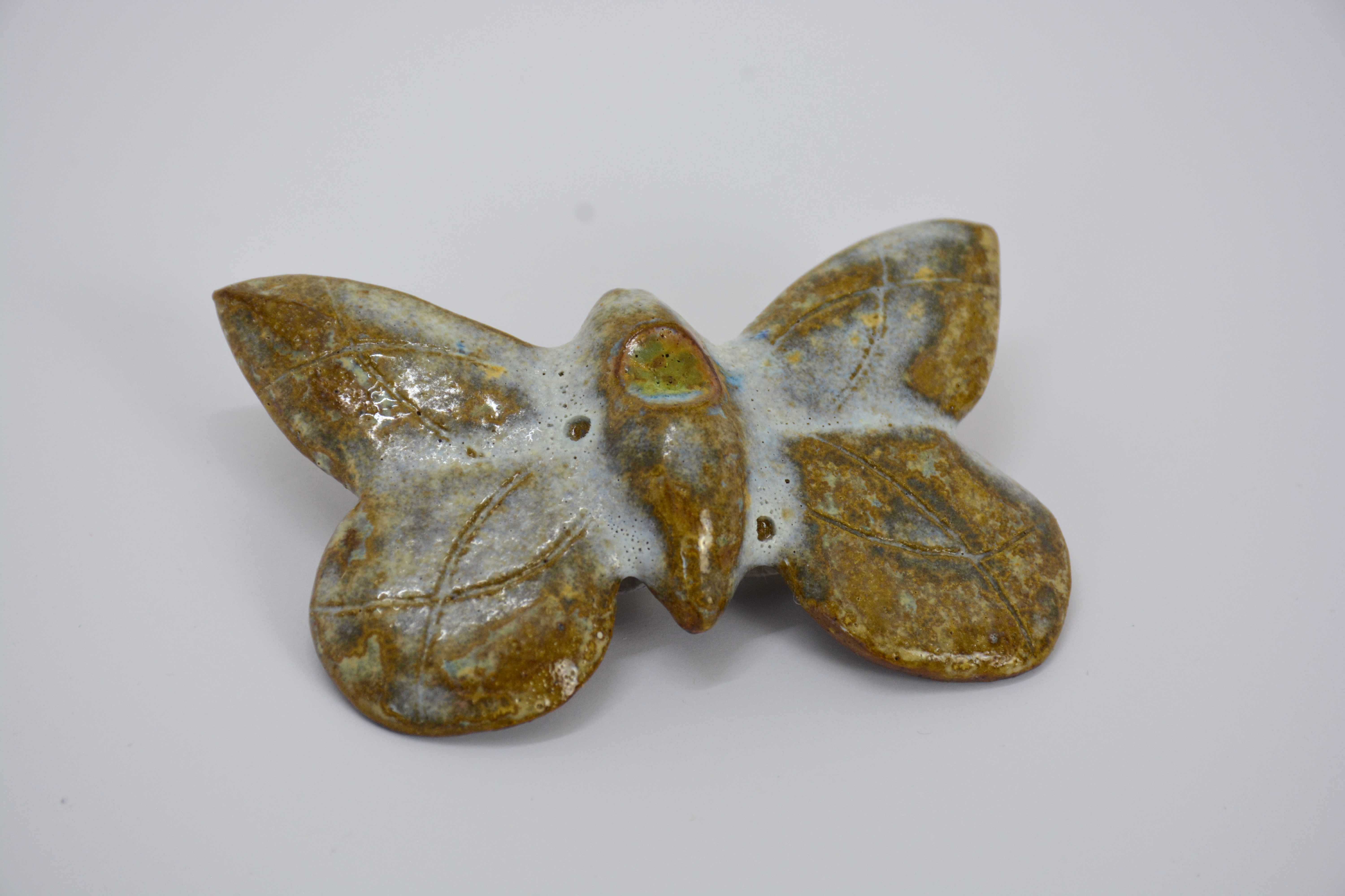 Small ceramic butterfly wall hanging 