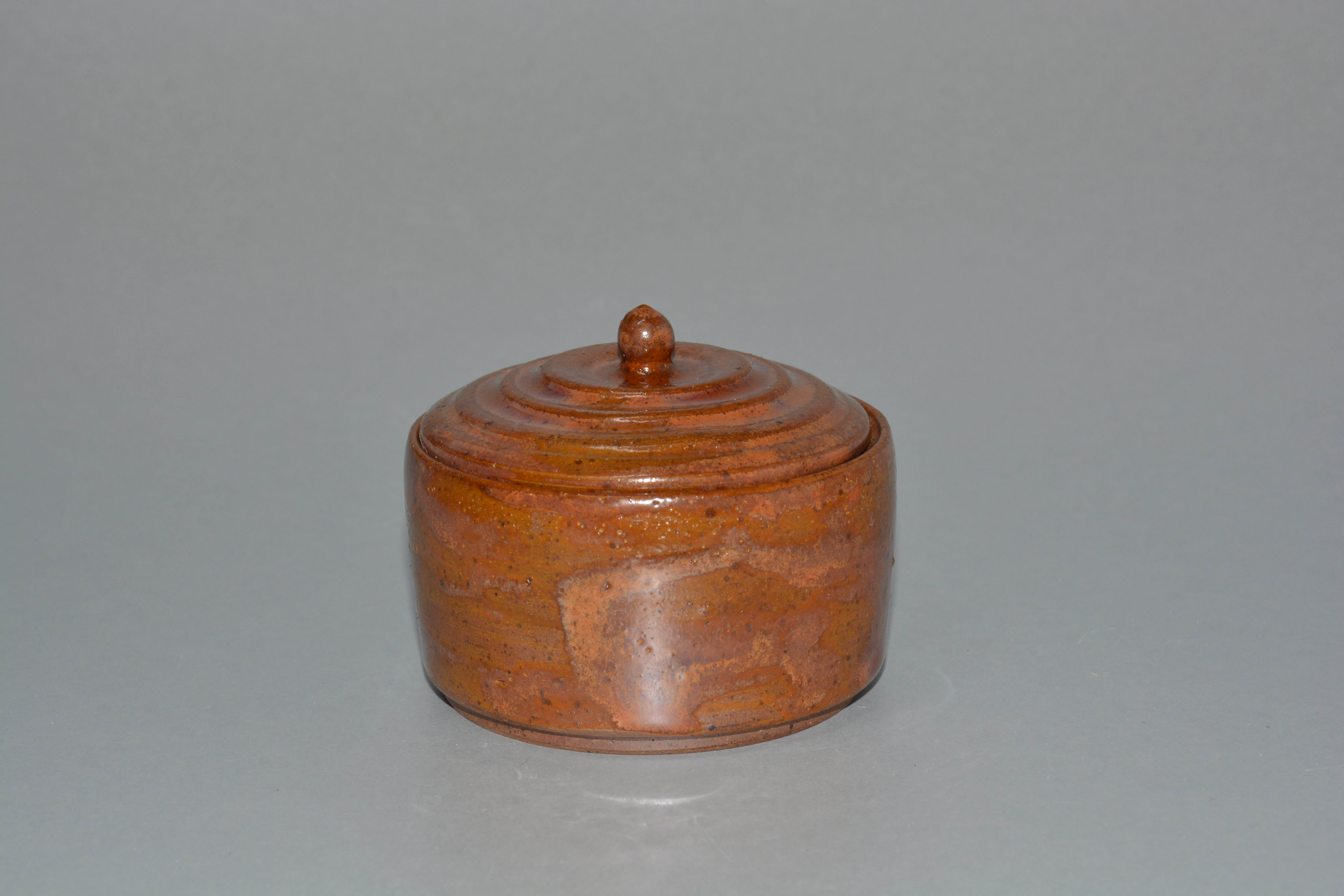 Crystalline Ceramic Jar