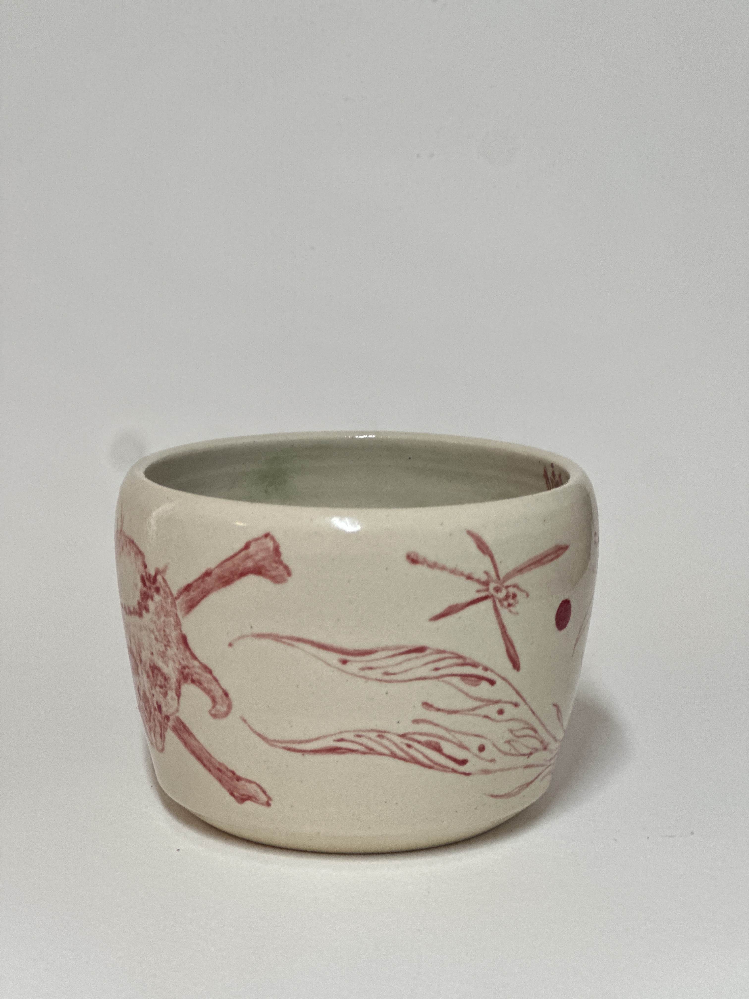 Earth Mould x Martyrdom Hand painted Ceramic Tea Cup