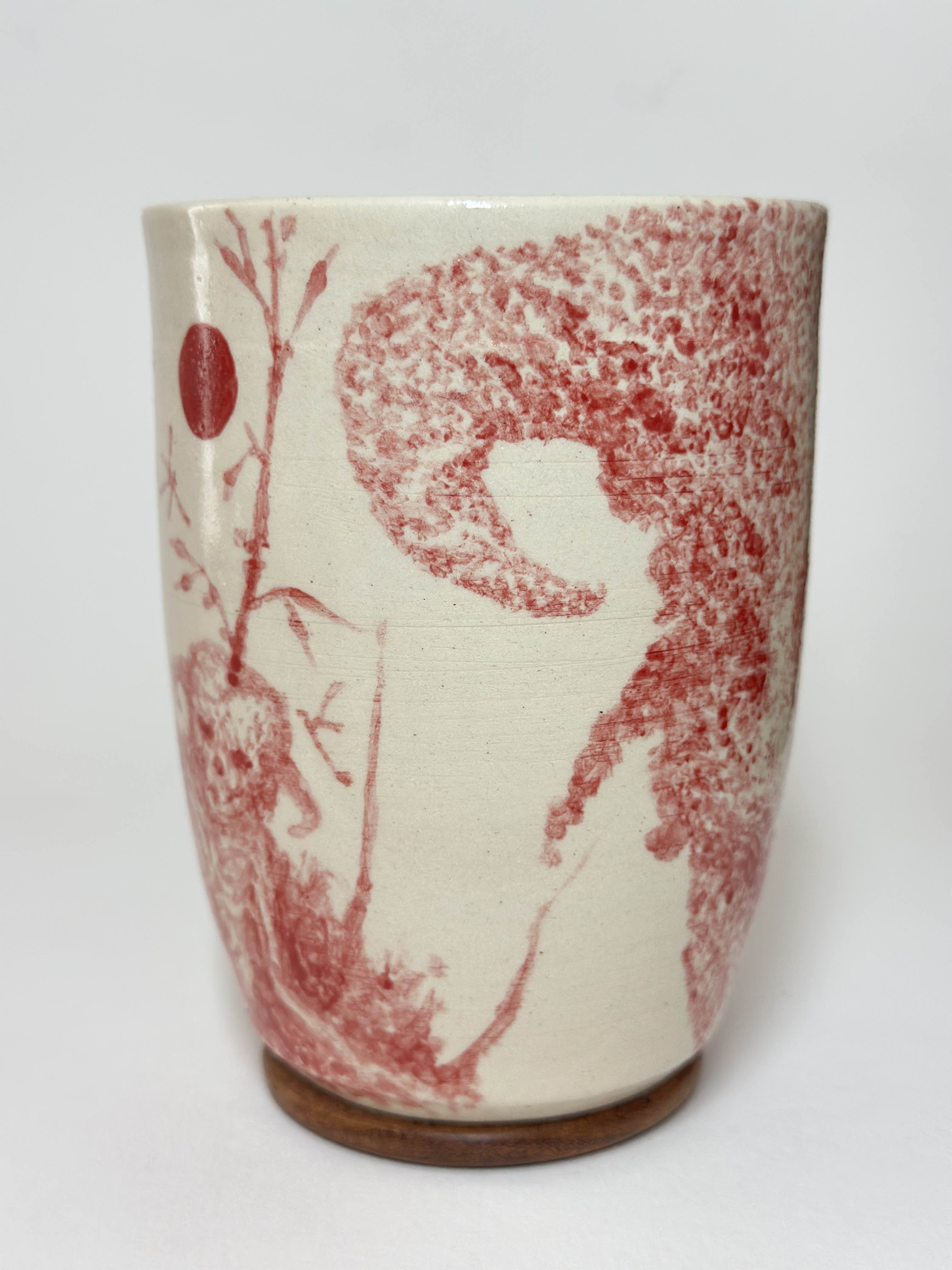 Earth Mould x Martyrdom Hand painted Ceramic Vase 